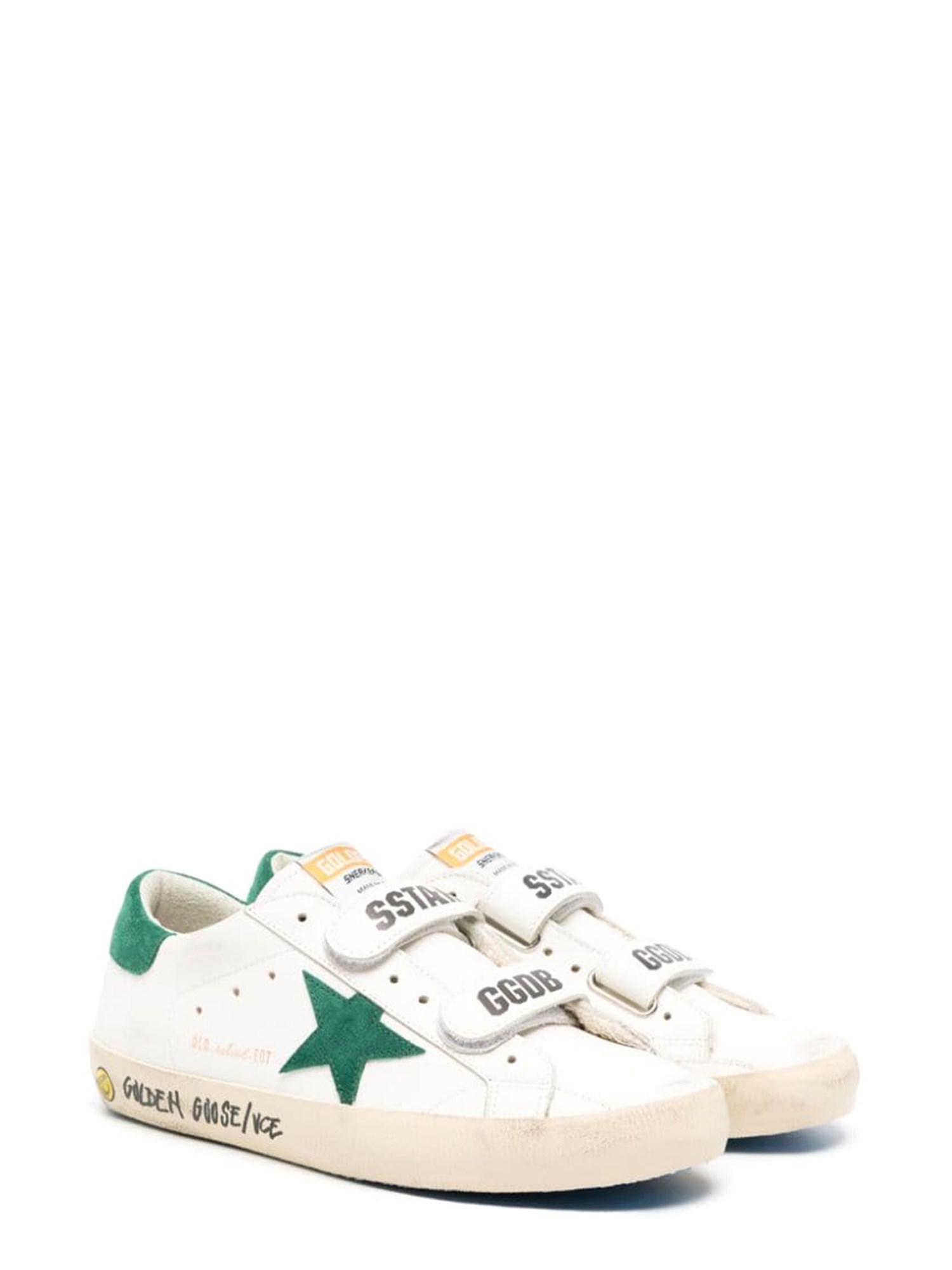 Golden Goose golden goose old school leather upper suede star and heel