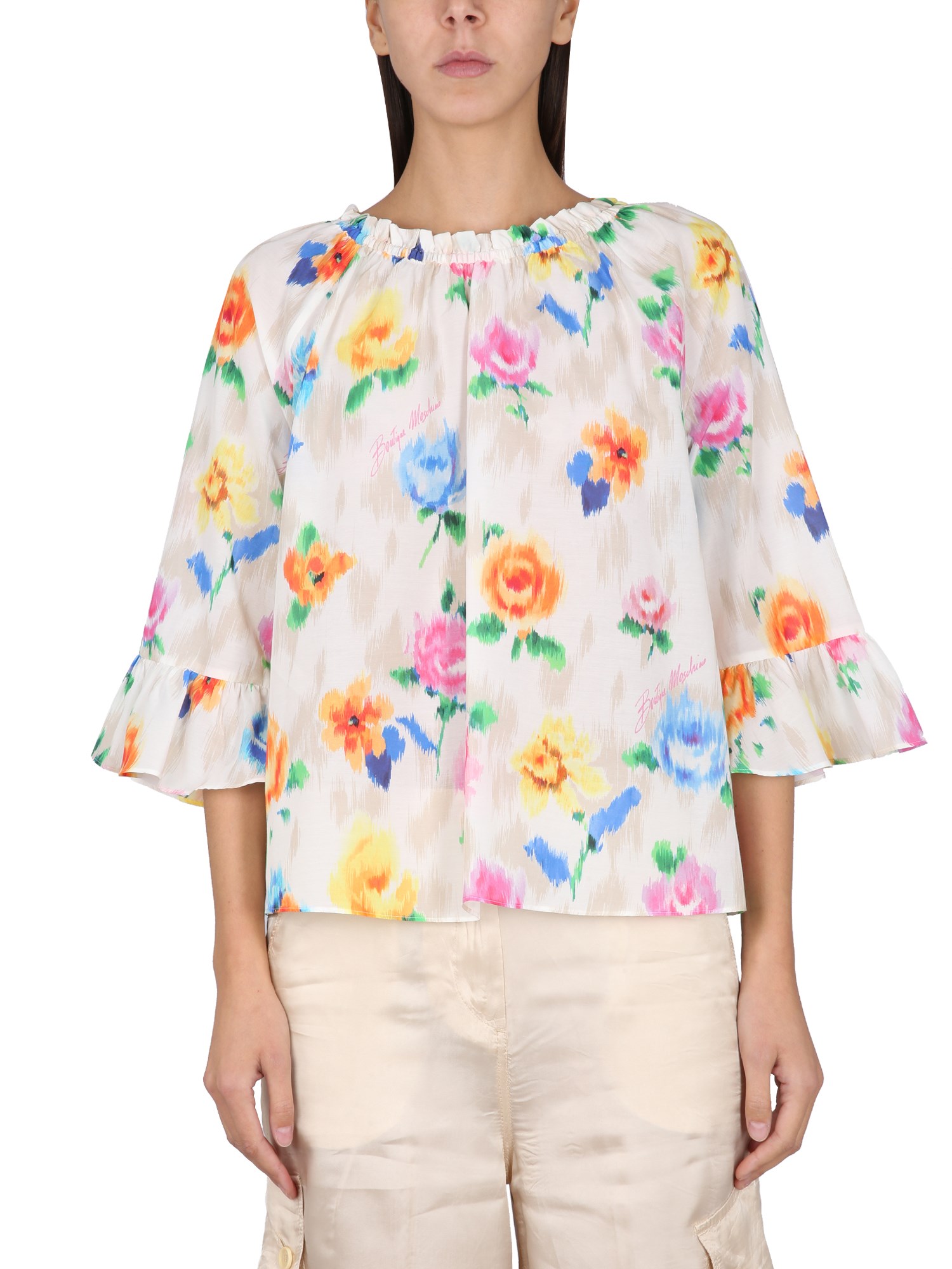 Boutique Moschino boutique moschino flower chine' blouse