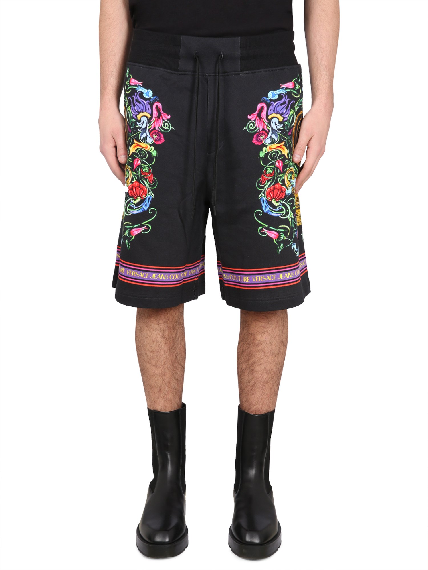 Versace Jeans Couture versace jeans couture bermuda shorts with print