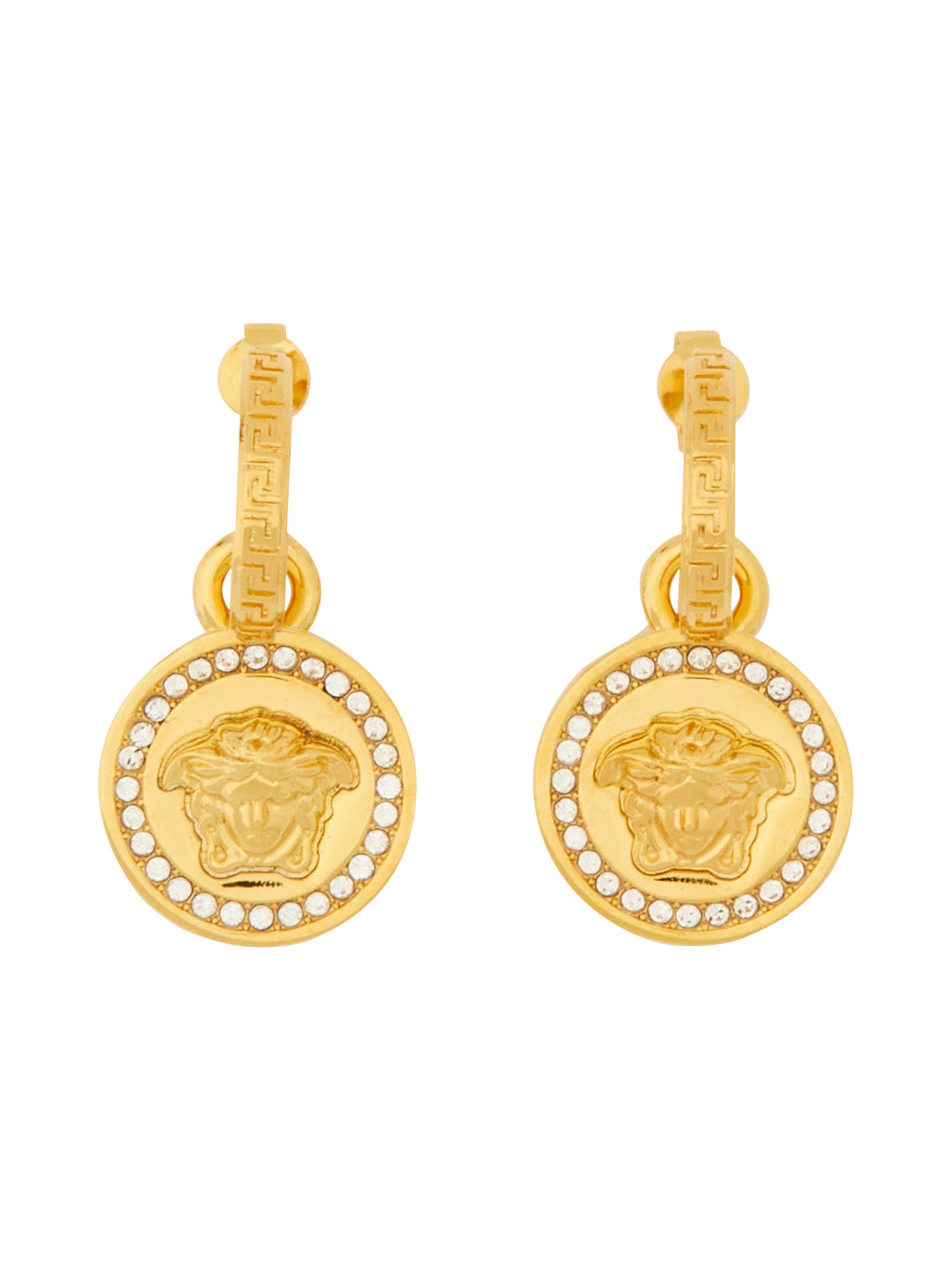 Versace versace earrings with "greek jellyfish"