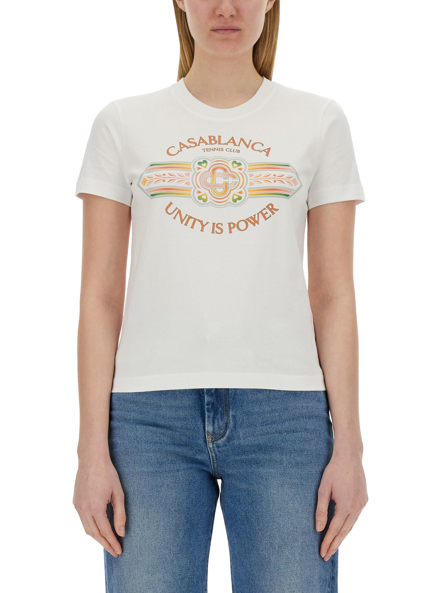 Casablanca casablanca t-shirt with print