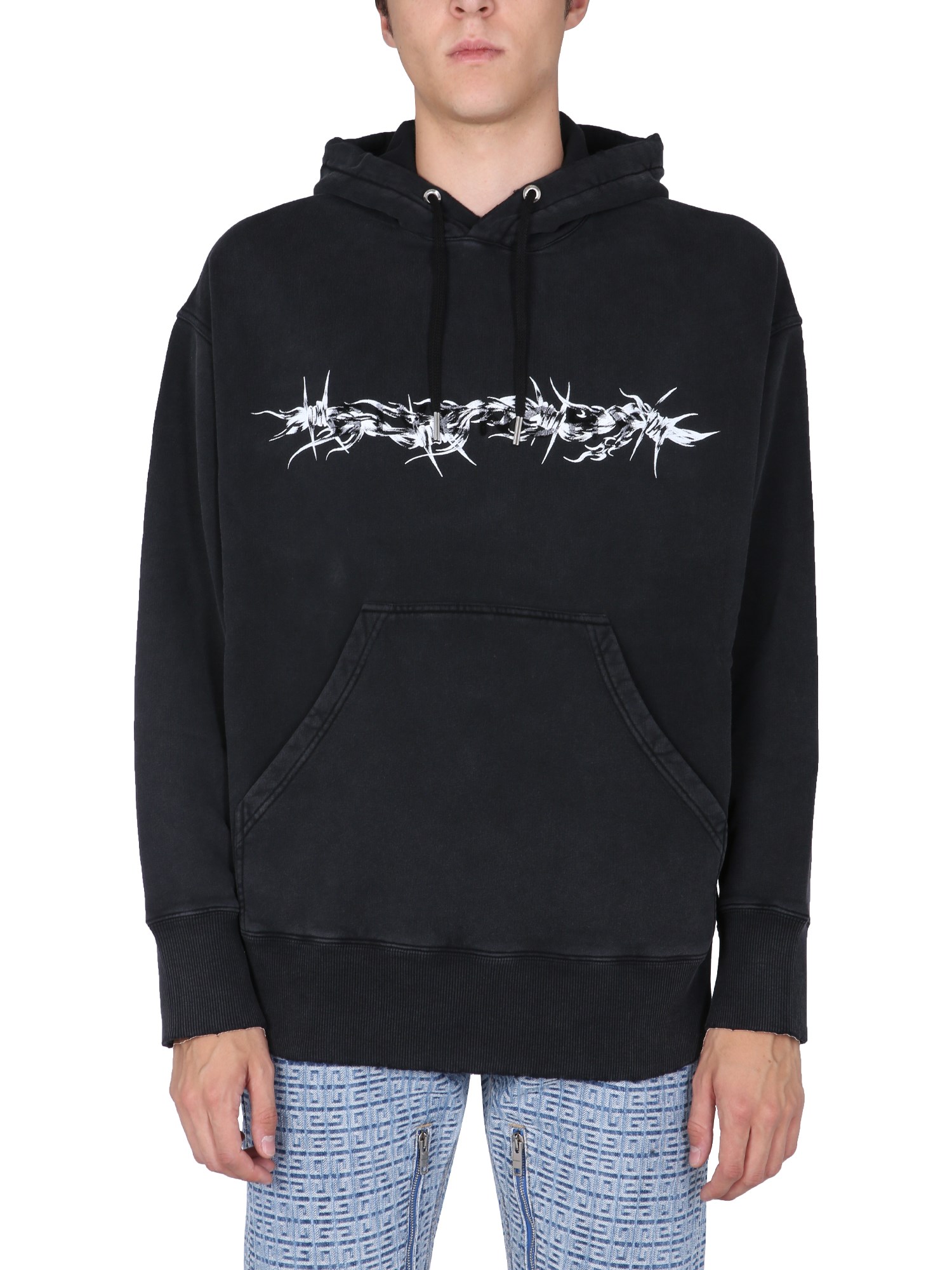 Givenchy givenchy "barbed wire" sweatshirt