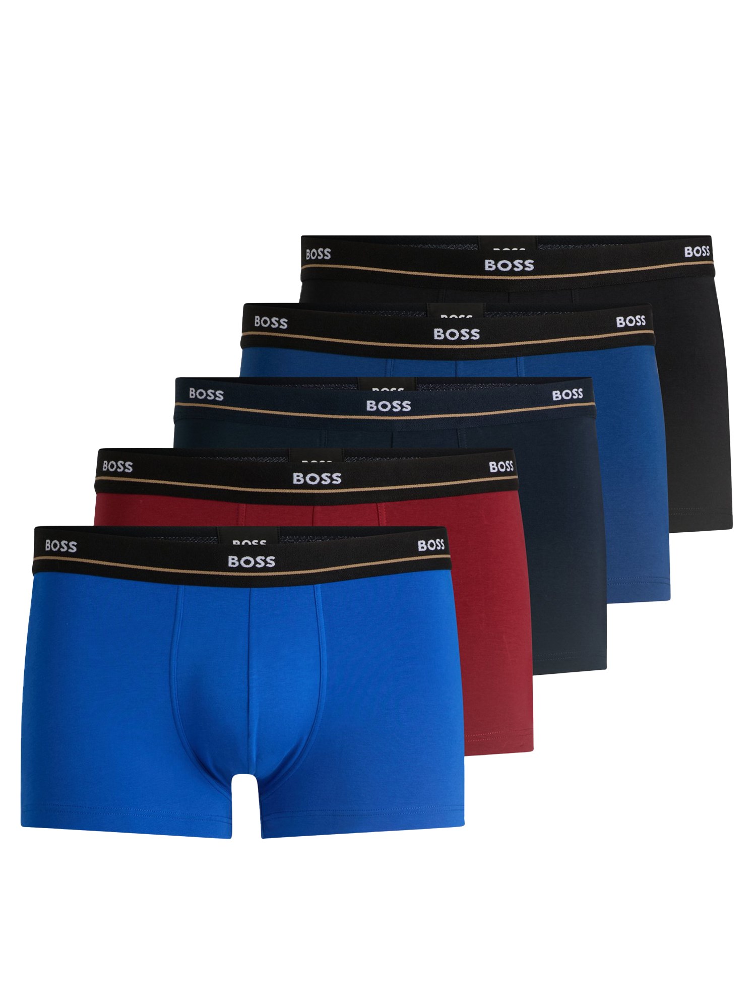 BOSS boss pack of five boxer shorts