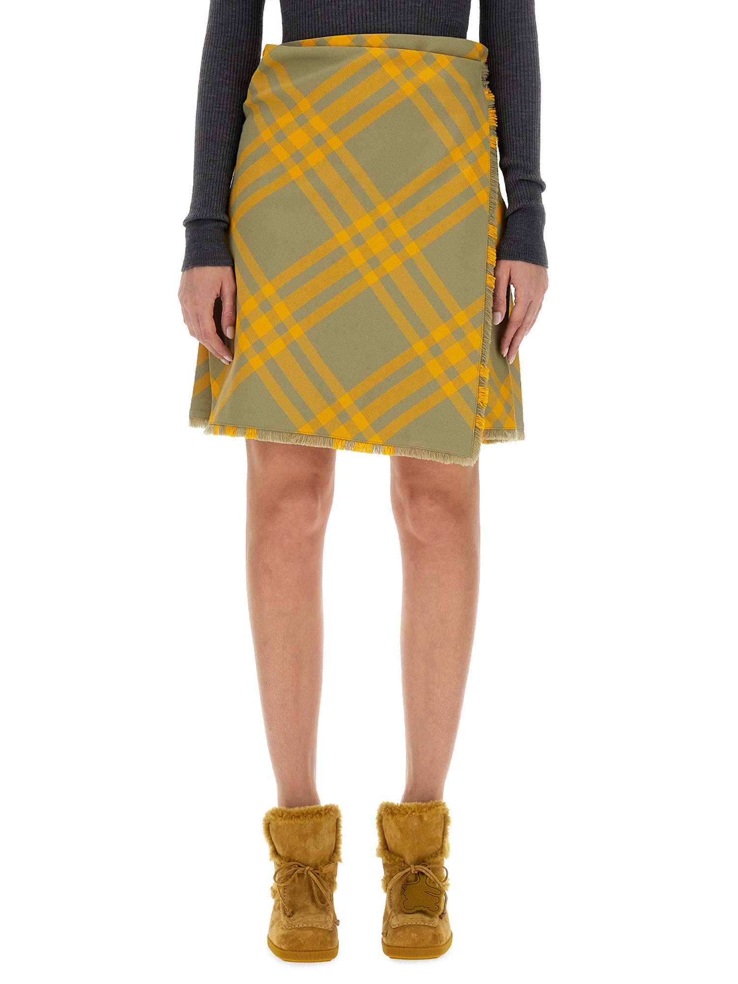 Burberry burberry wool blend kilt