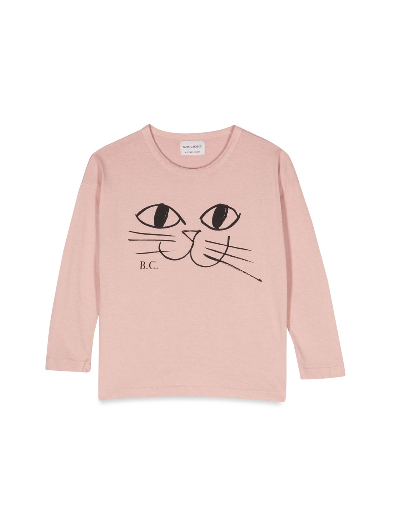 Bobo Choses bobo choses smiling cat t-shirt