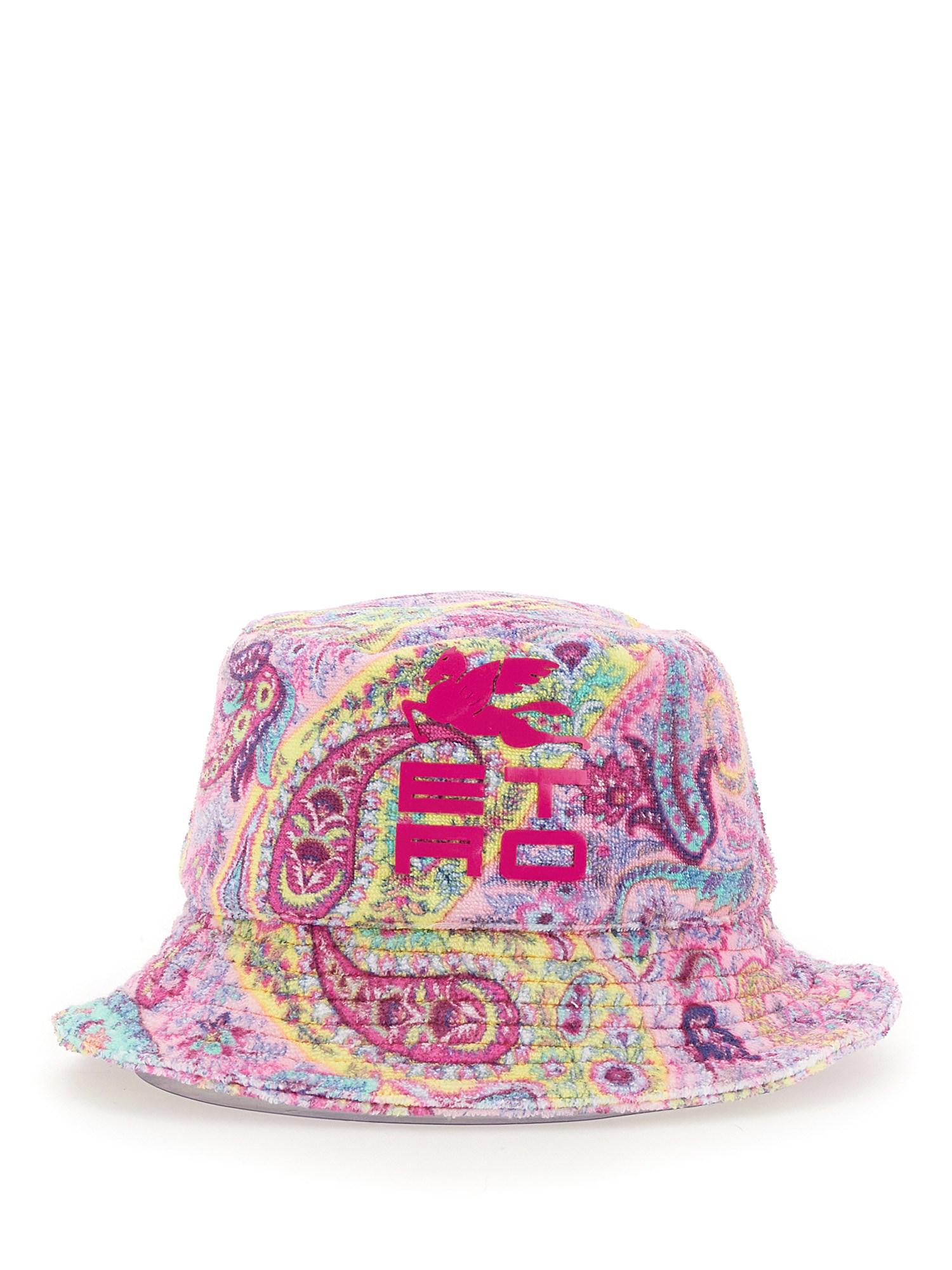 Etro etro bucket hat with logo embossing