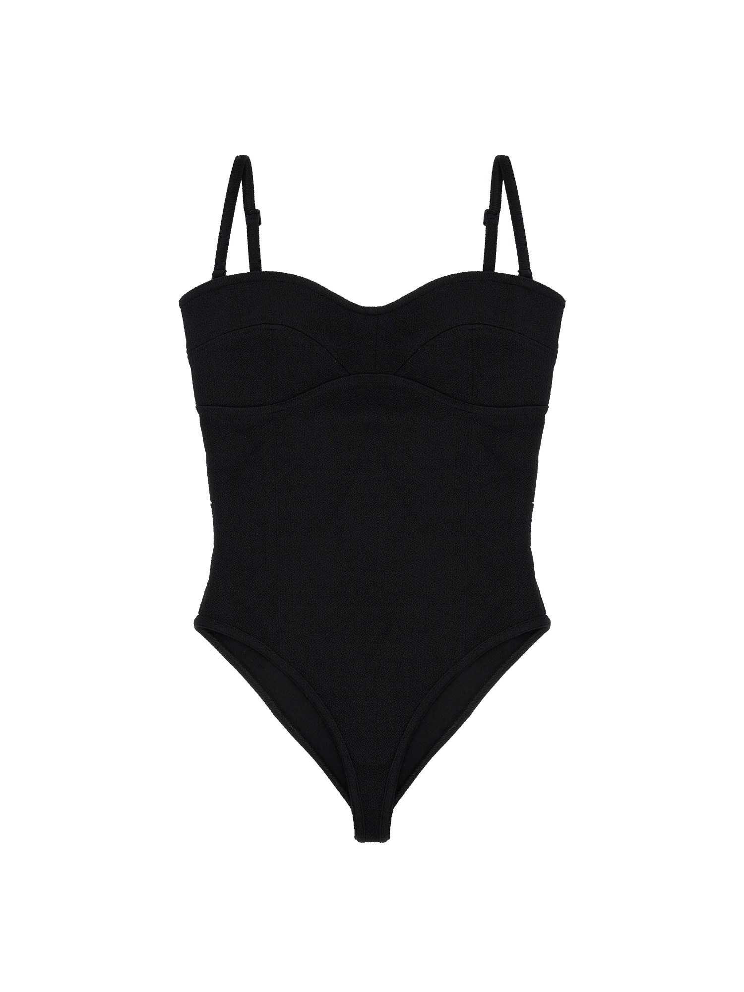 Bottega Veneta bottega veneta textured nylon bustier bodysuit