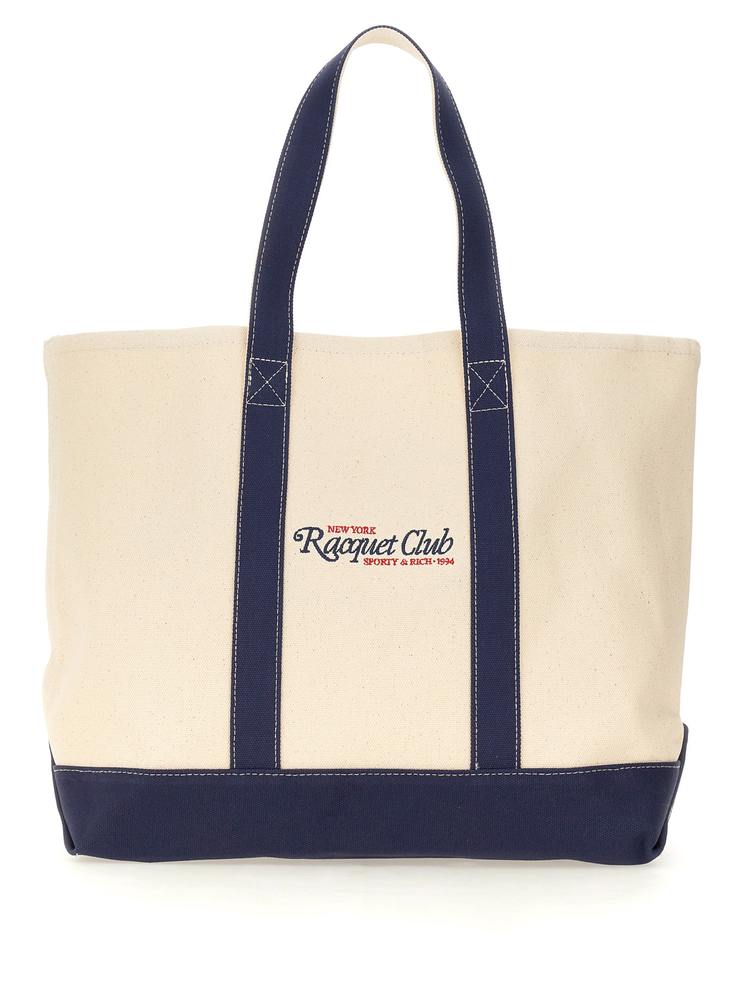 Sporty & Rich sporty & rich canvas tote bag