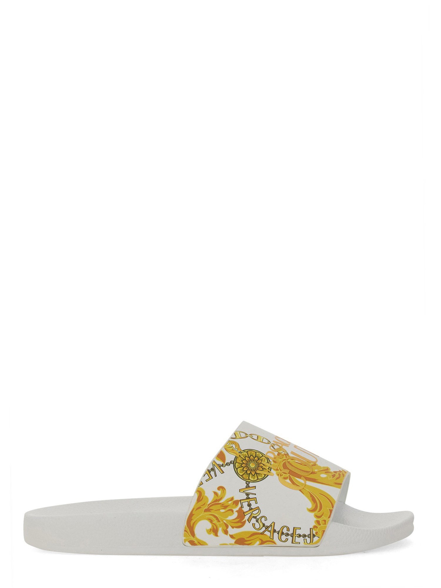 Versace Jeans Couture versace jeans couture slide sandal with logo