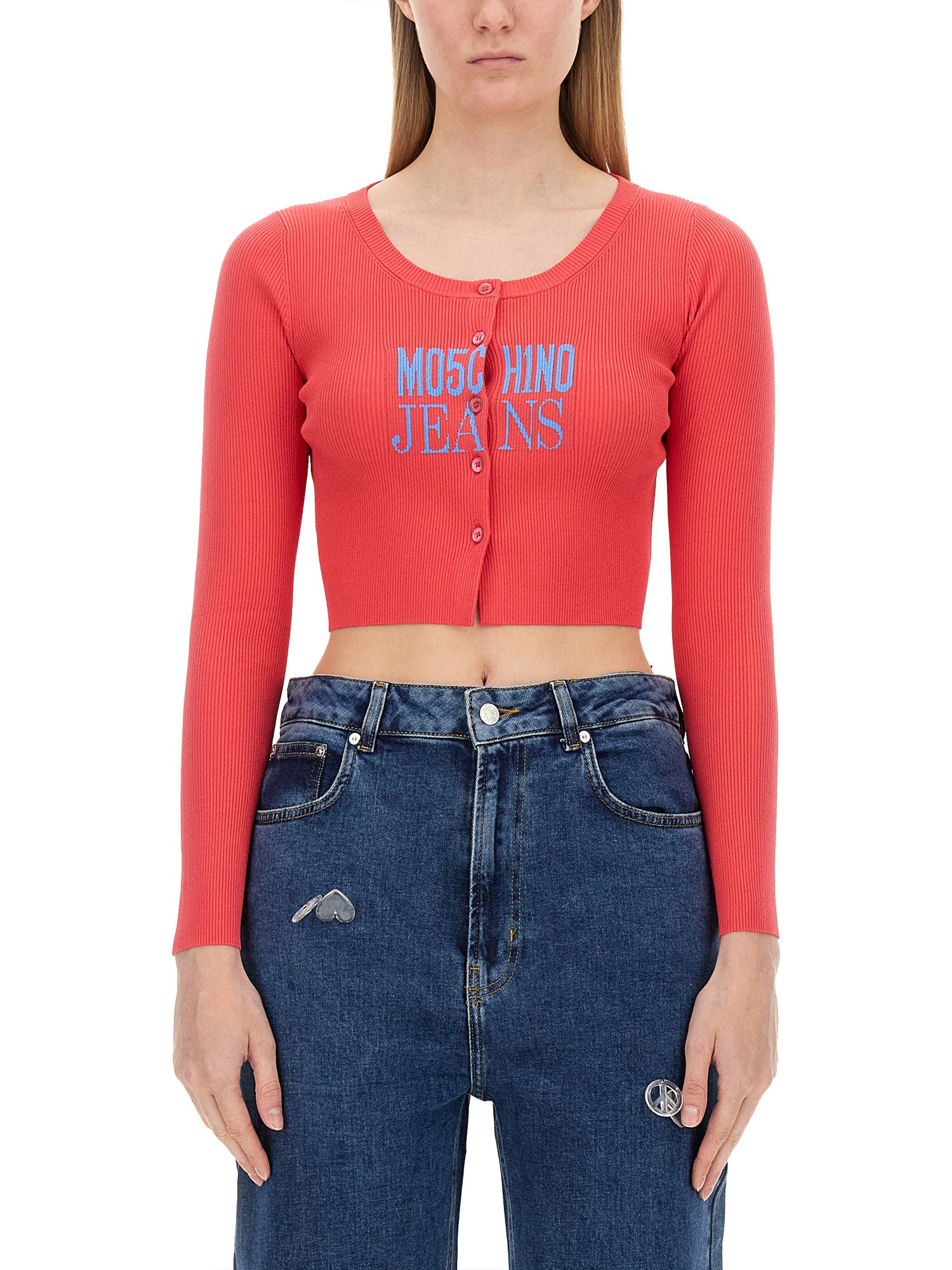 Moschino Jeans moschino jeans cropped cardigan