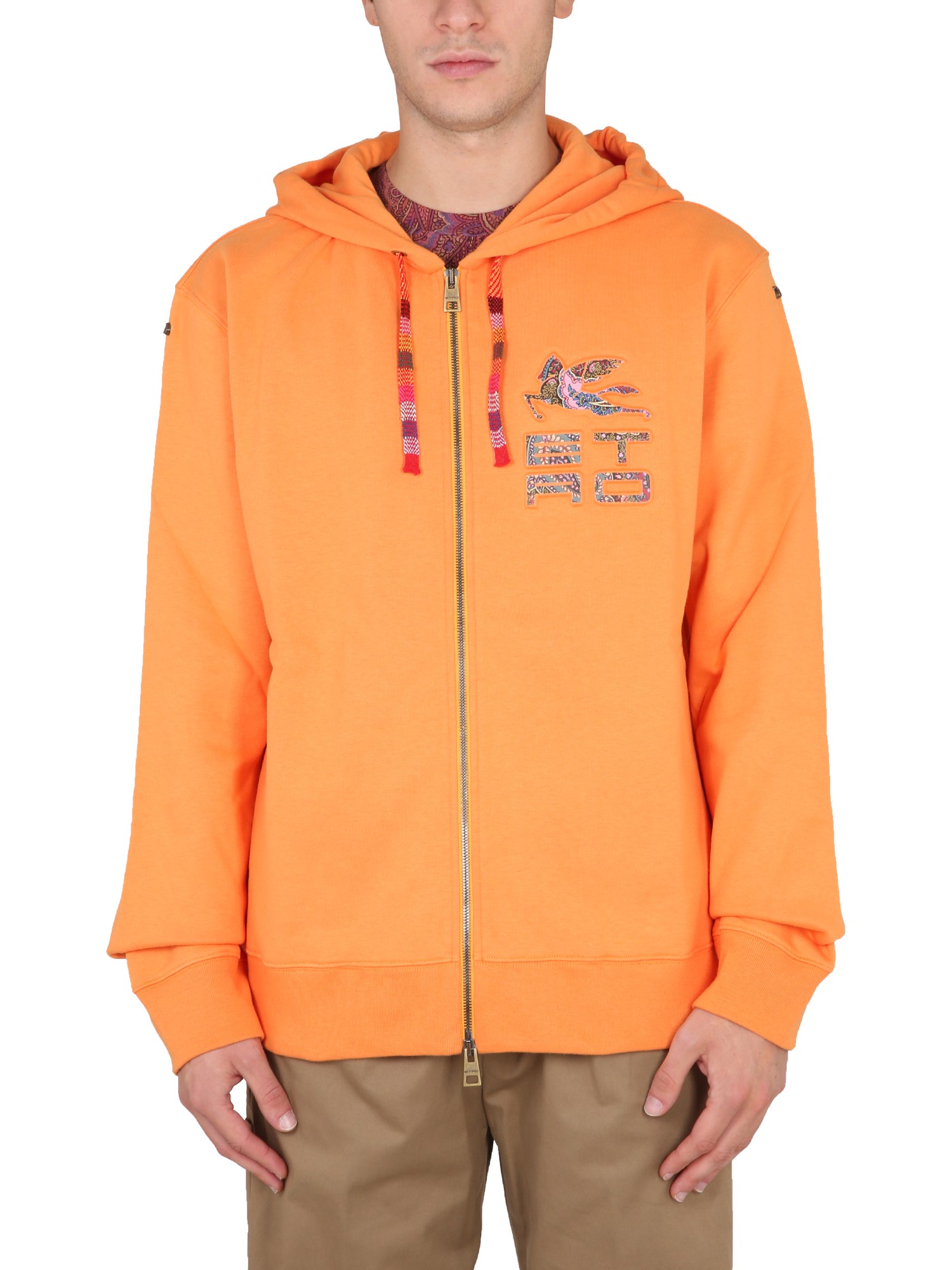 Etro etro zip sweatshirt.