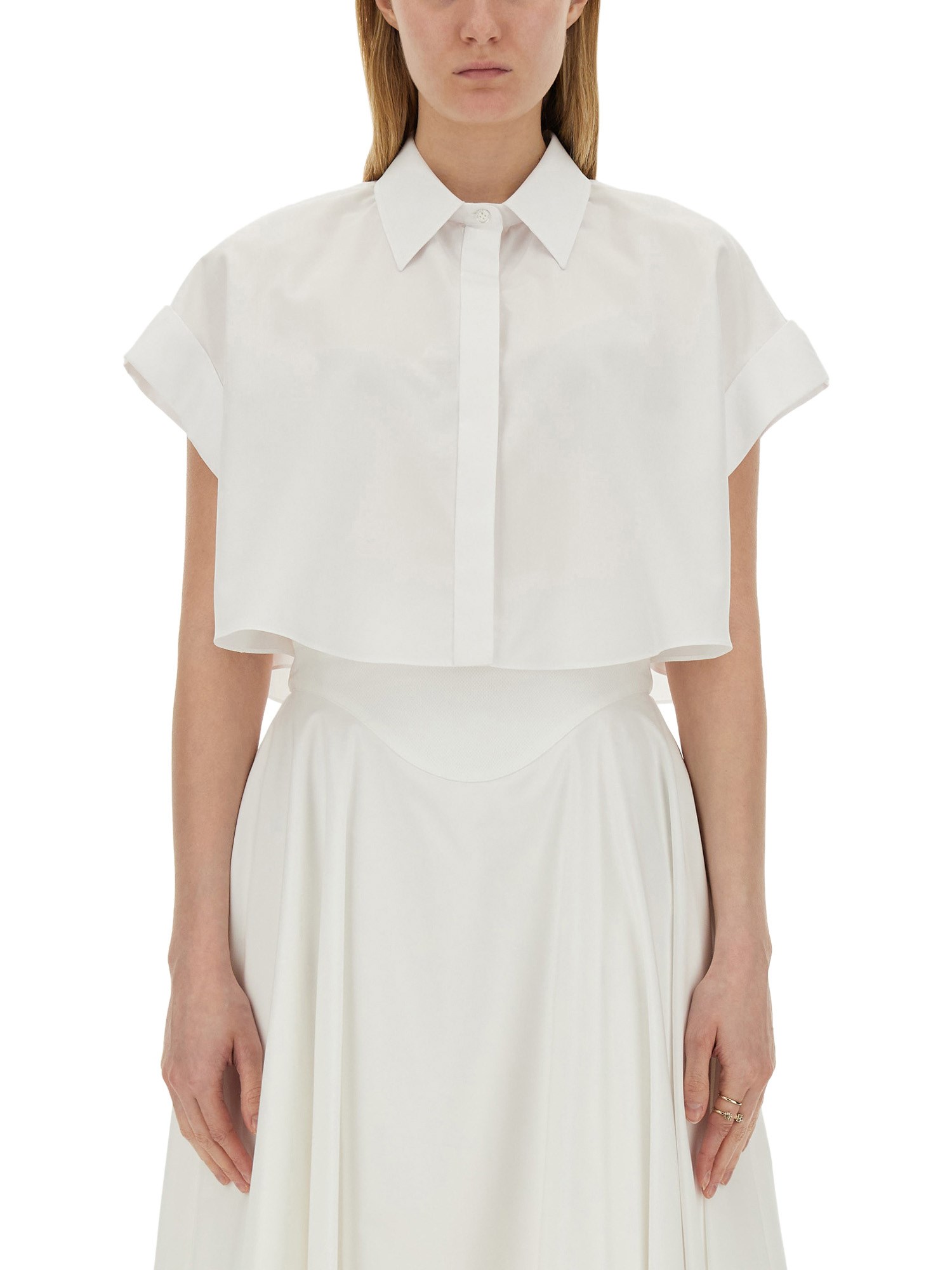 Alexander McQueen alexander mcqueen cropped shirt