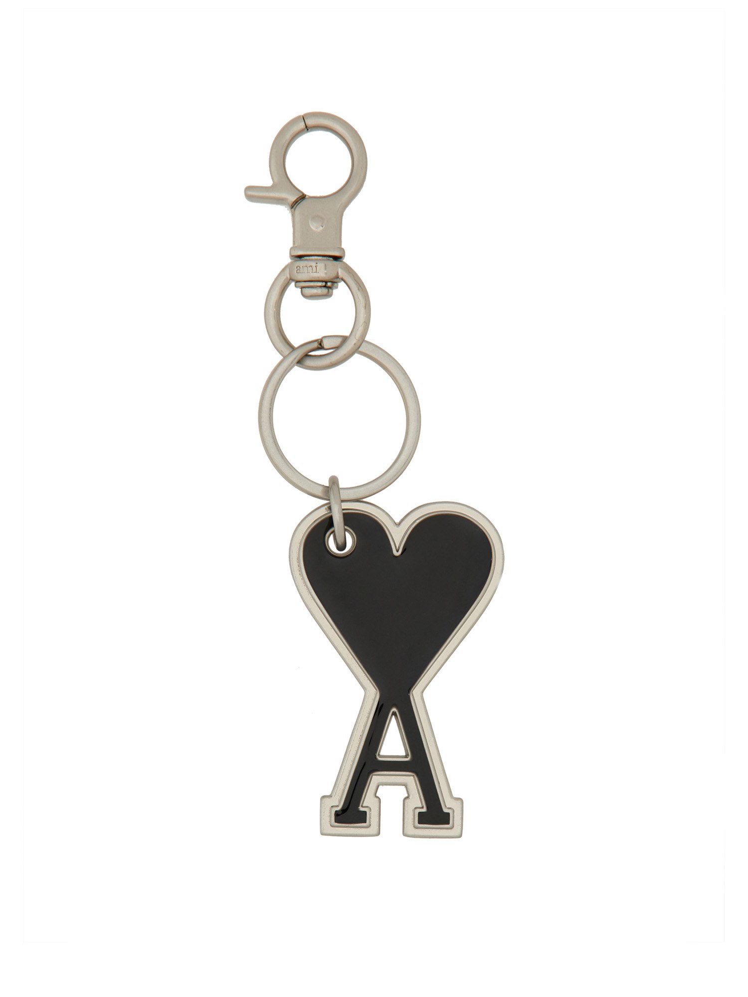 Ami Paris ami paris keychain with logo