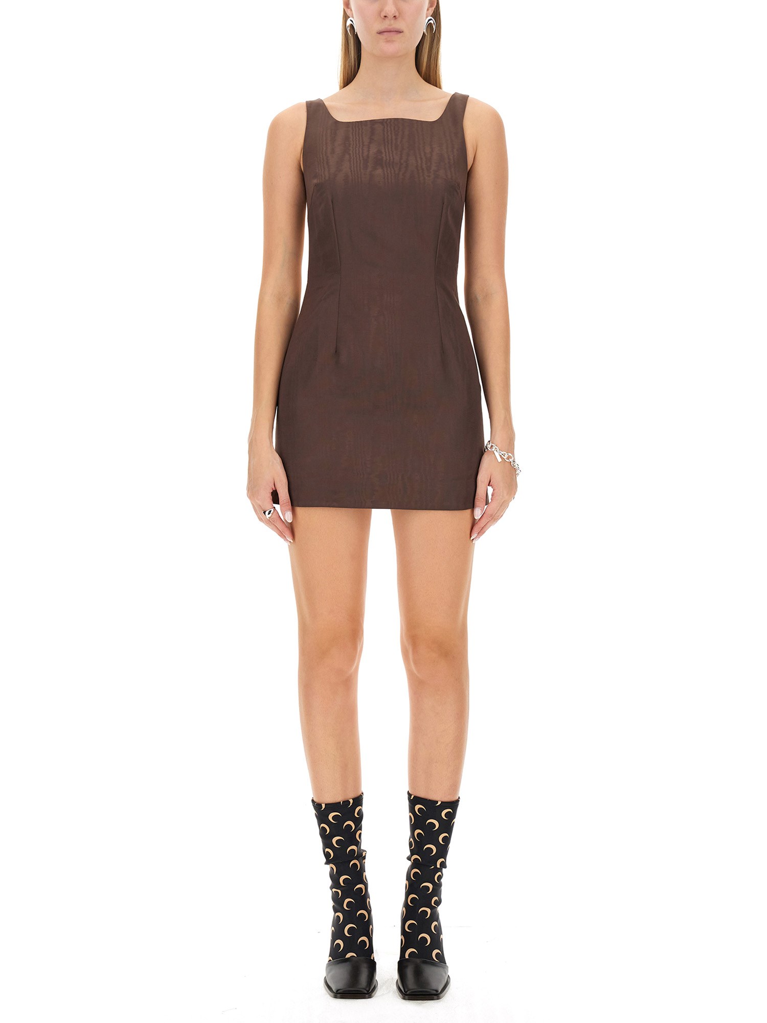 Marine Serre marine serre mini dress