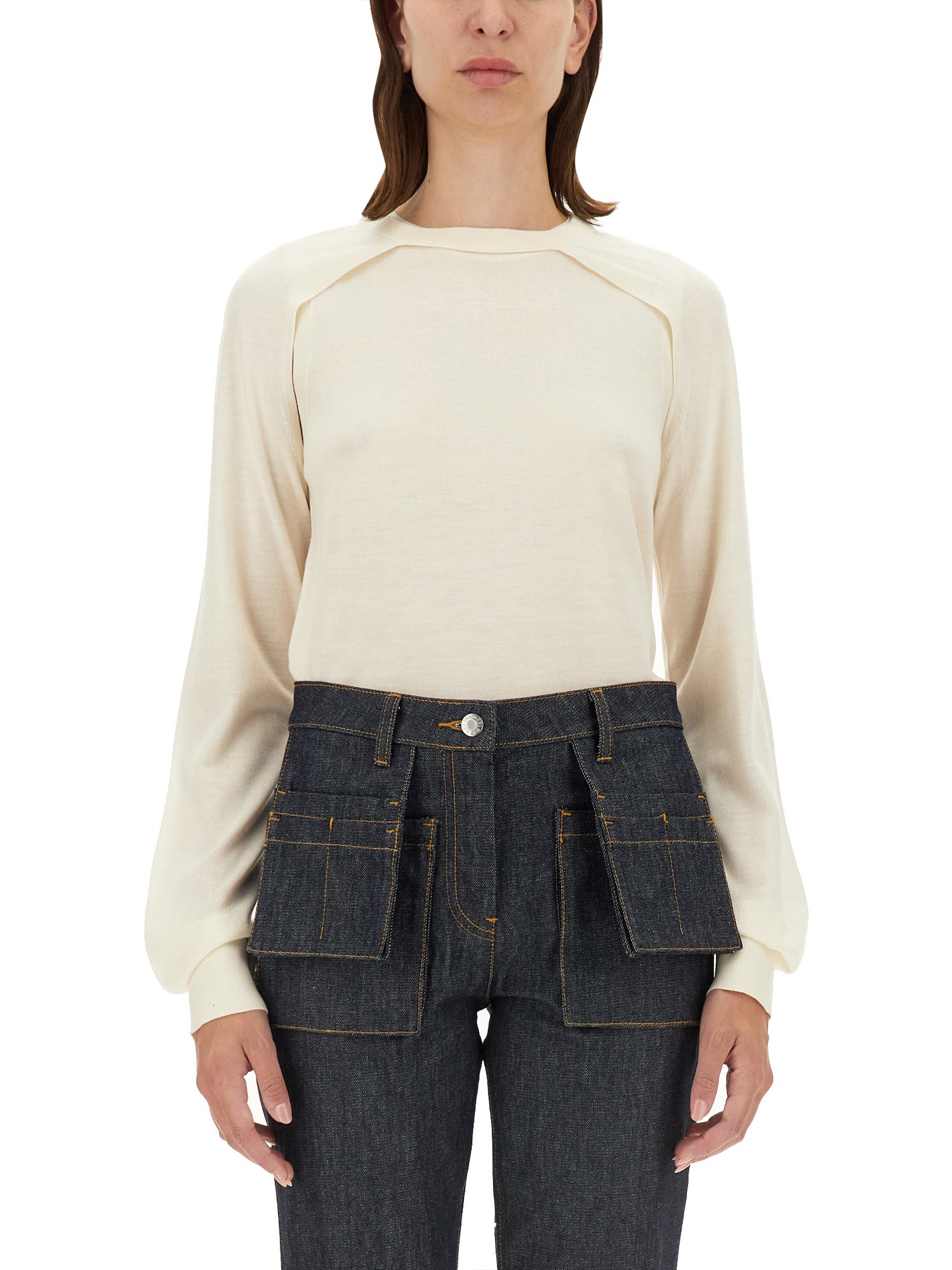 Helmut Lang helmut lang wool jersey.