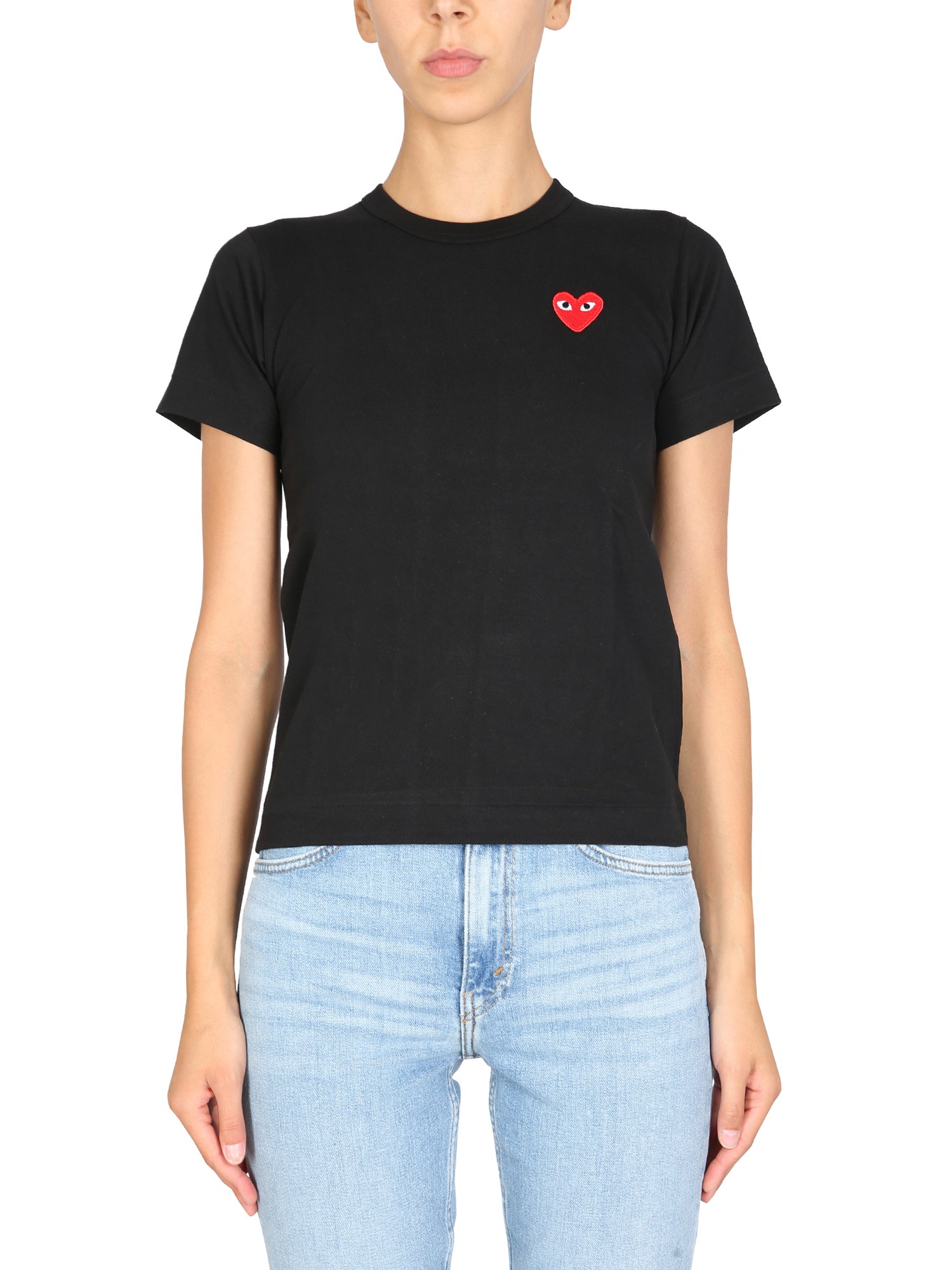 Comme Des Garçons Play comme des garcons play crewneck t-shirt