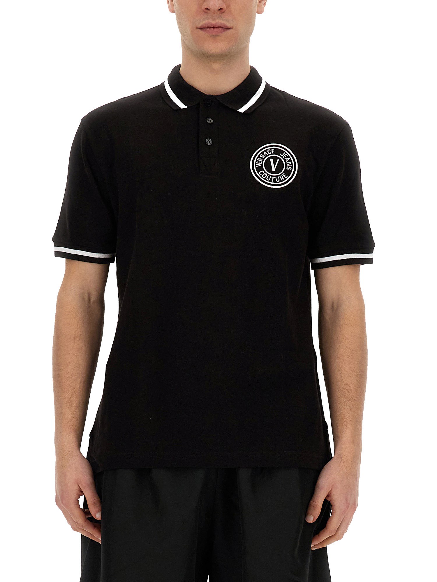 Versace Jeans Couture versace jeans couture polo with logo