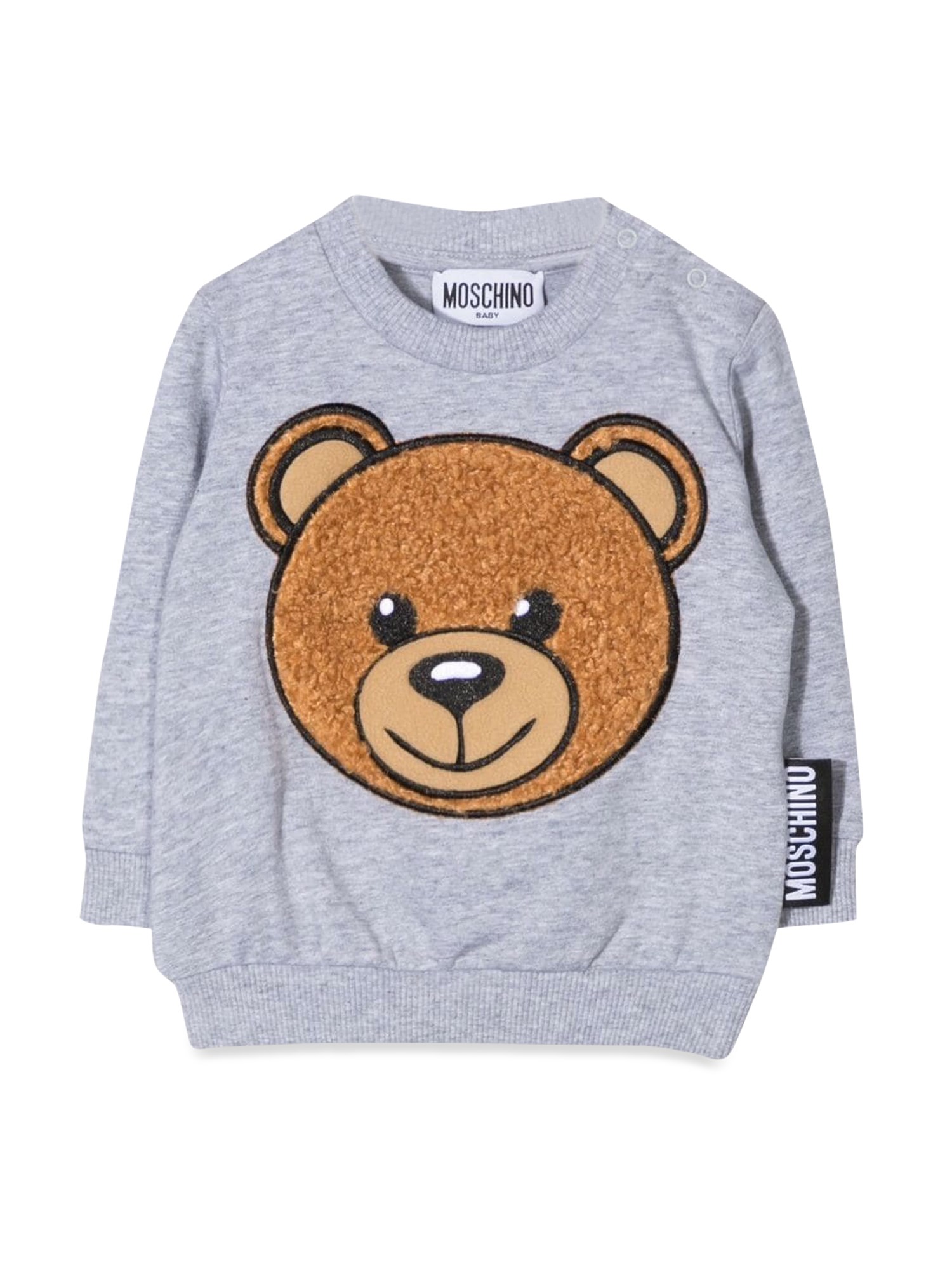 Moschino moschino felpa teddy bear con ricamo