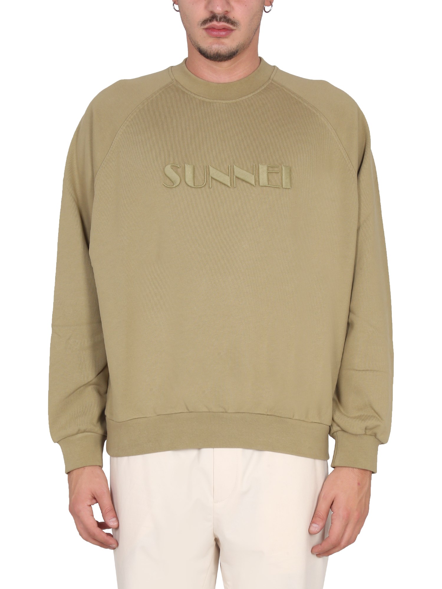 Sunnei sunnei sweatshirt with logo embroidery