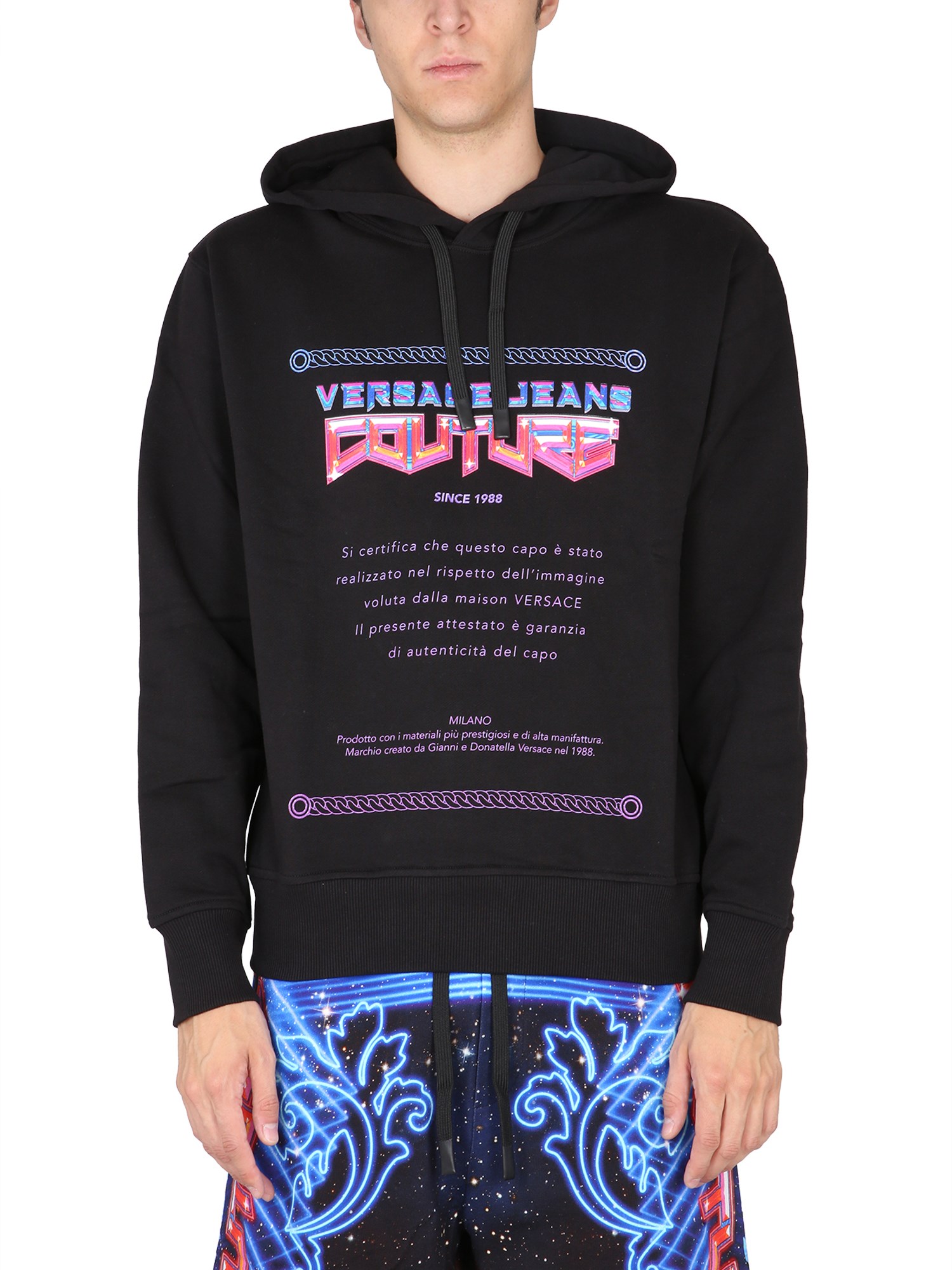 Versace Jeans Couture versace jeans couture "space warranty" hoodie