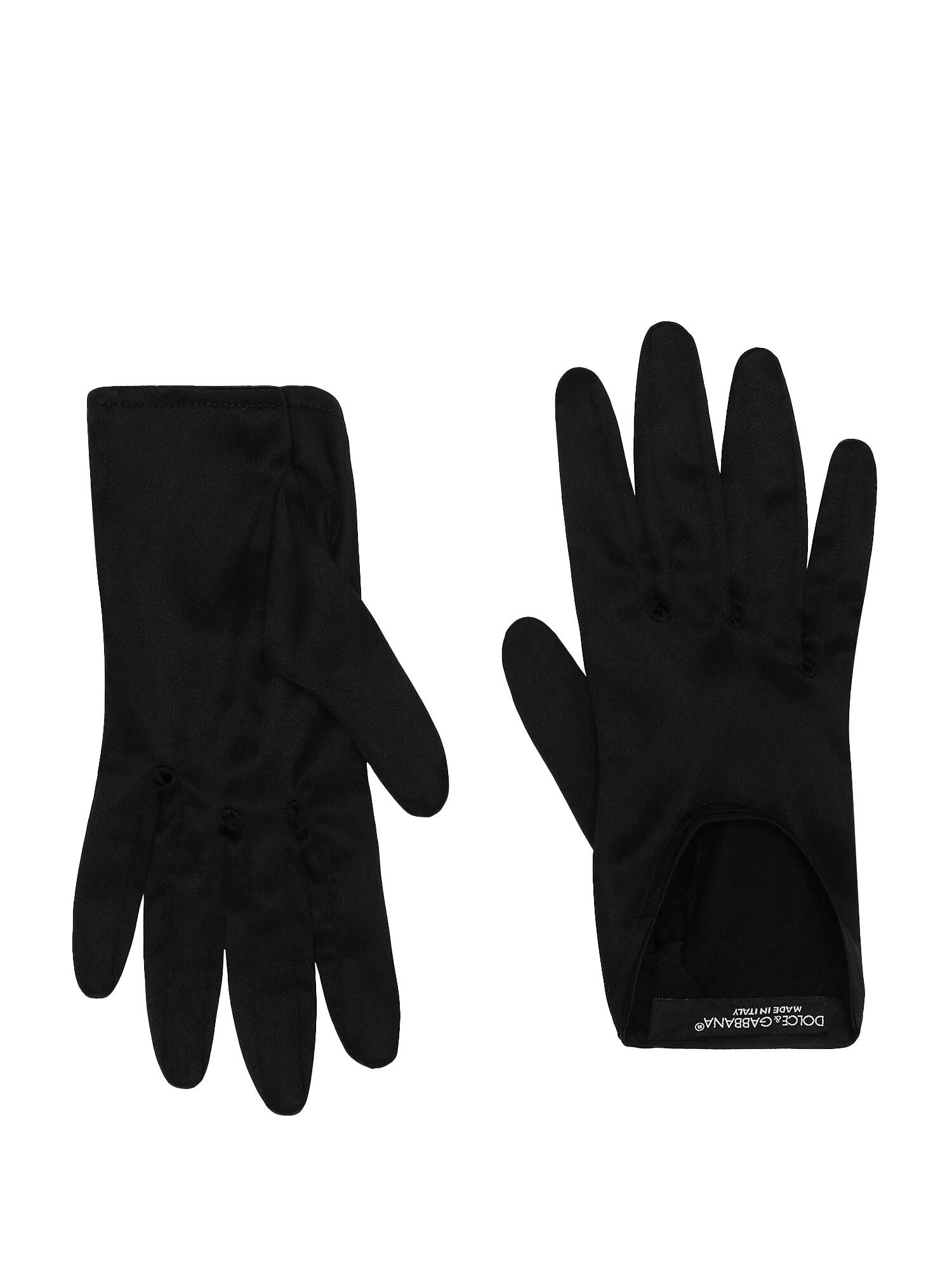 Dolce & Gabbana dolce & gabbana short silk satin gloves