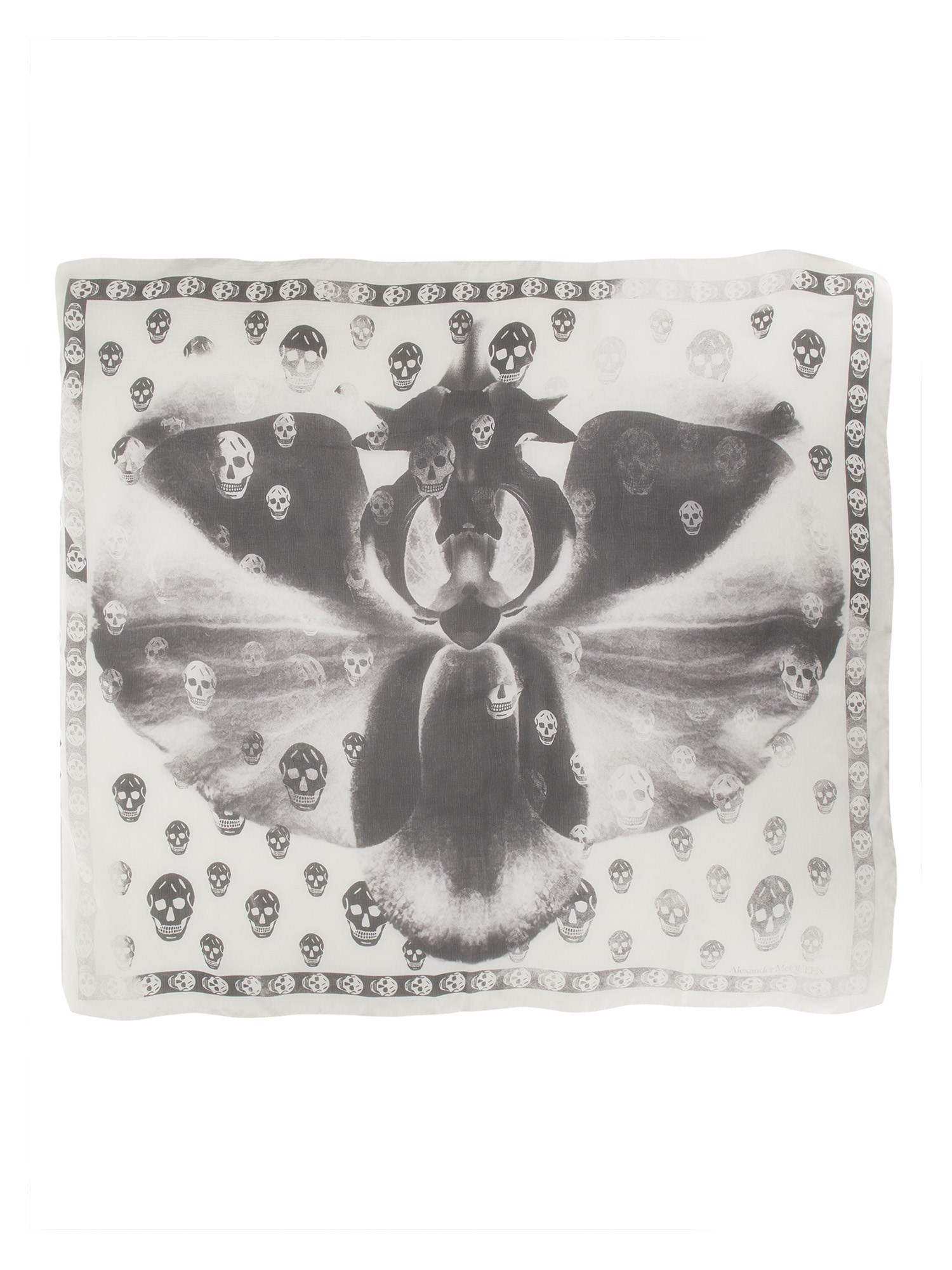 Alexander McQueen alexander mcqueen skull orchid scarf