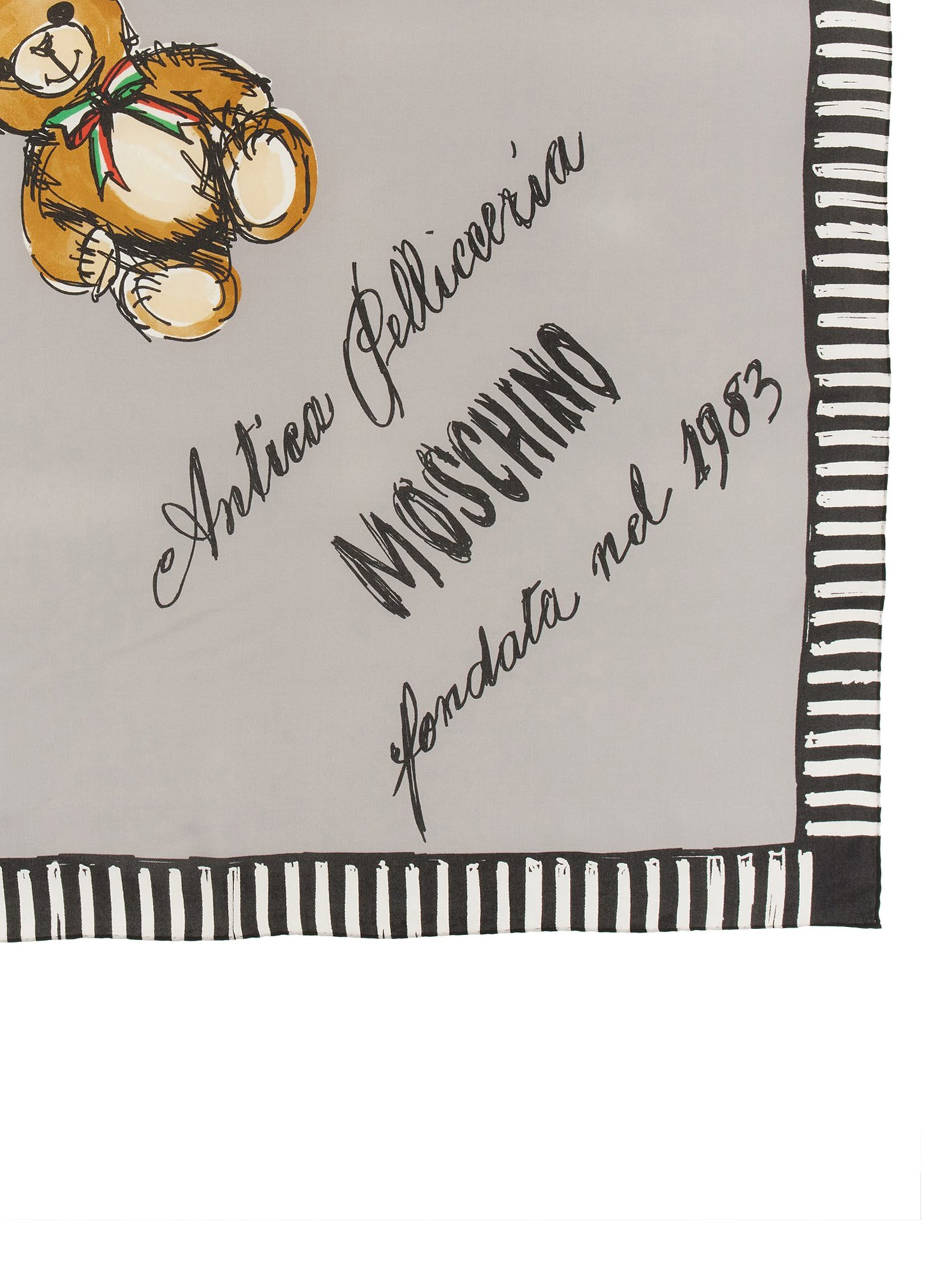 Moschino moschino silk scarf