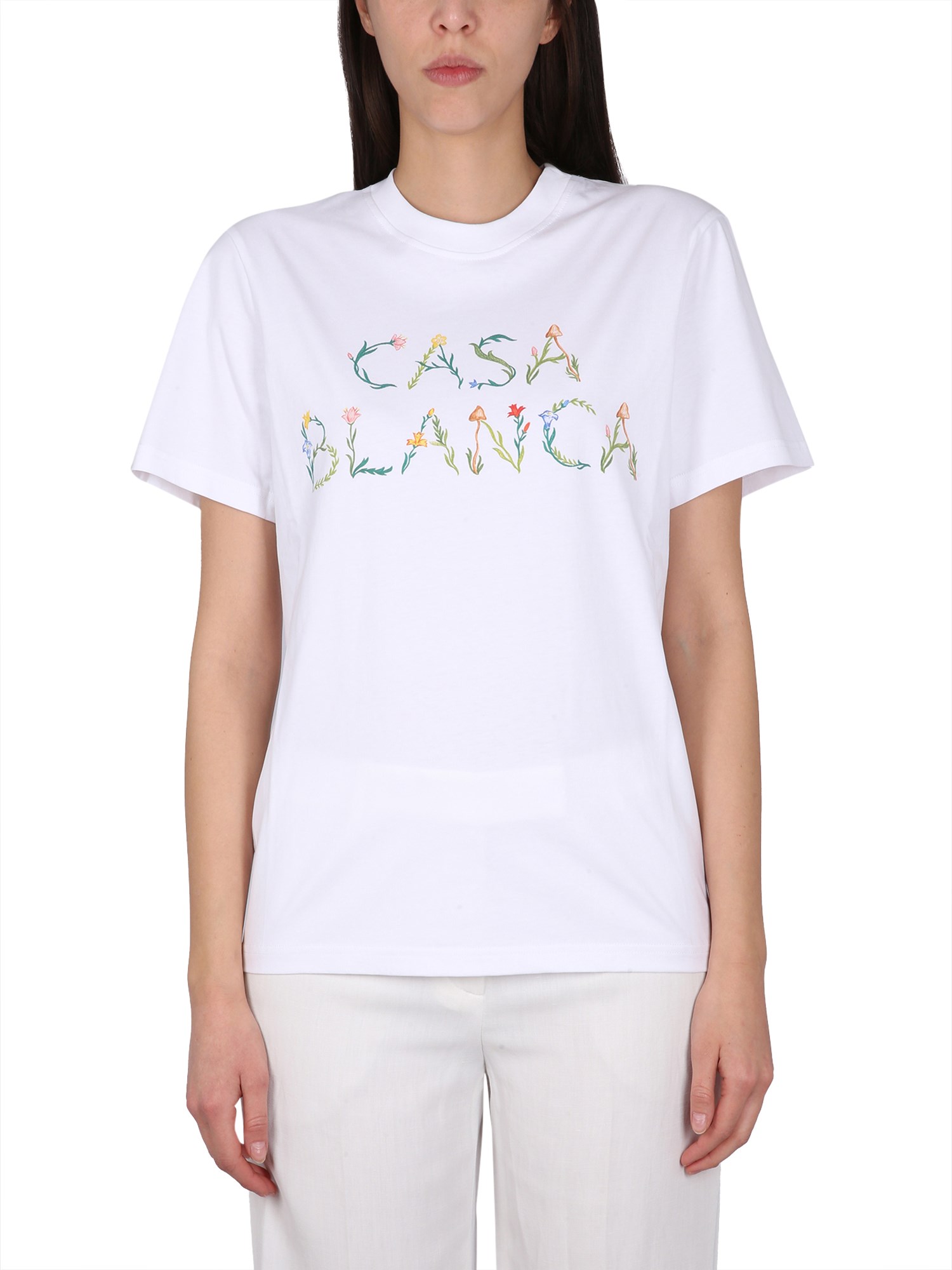 Casablanca casablanca crewneck t-shirt