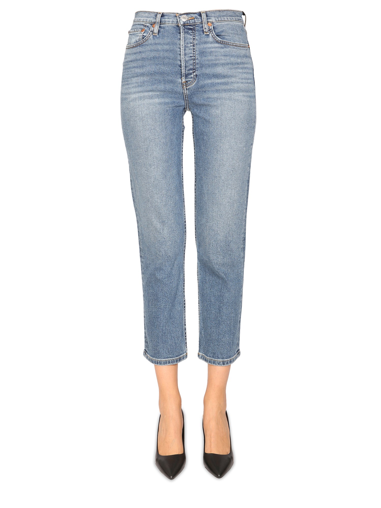 RE/DONE re/done cropped jeans