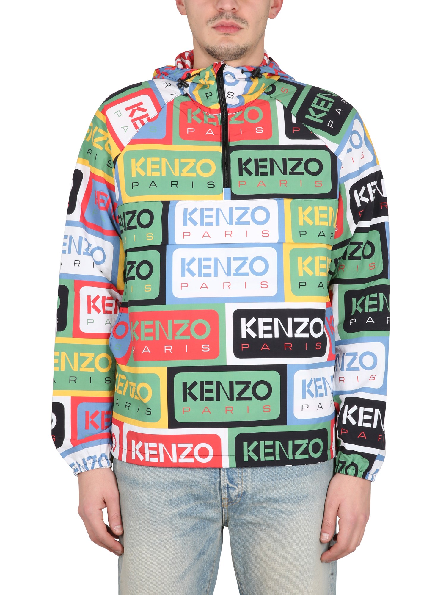 Kenzo kenzo "kenzo labels" windbreaker jacket