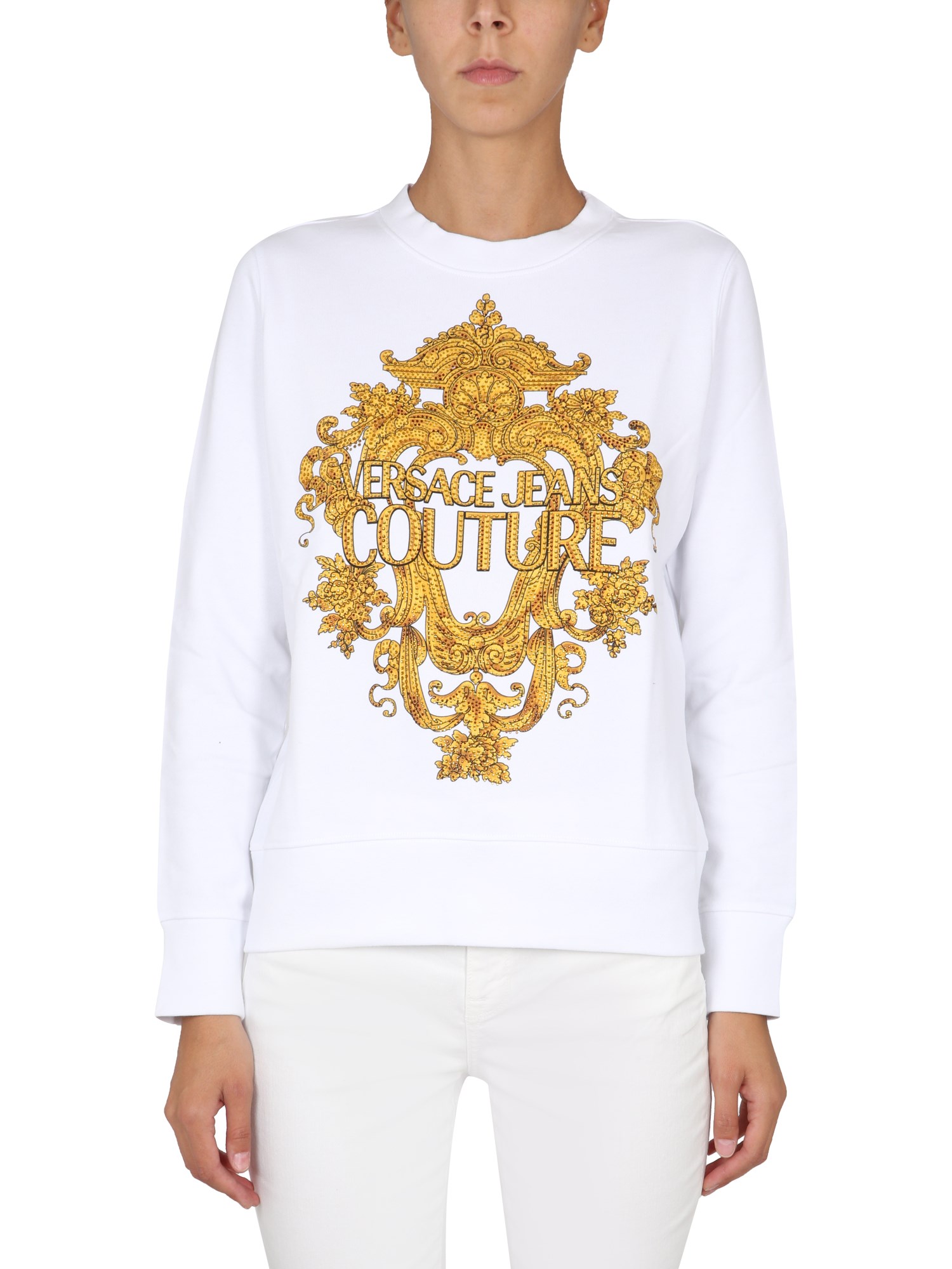 Versace Jeans Couture versace jeans couture sweatshirt with baroque print