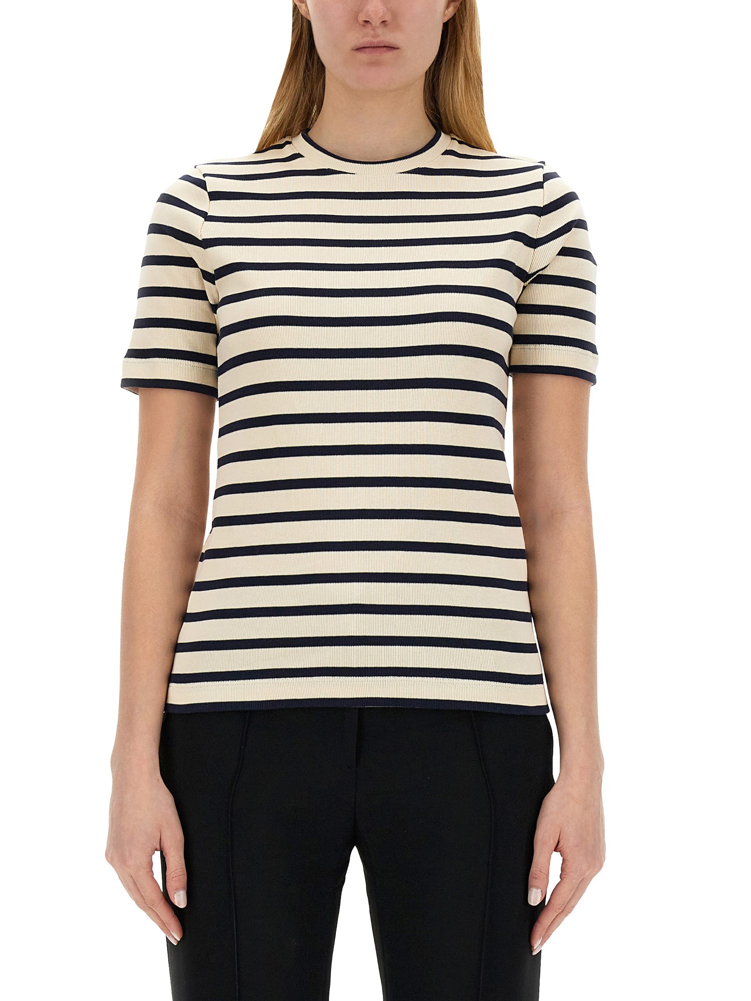 Jil Sander jil sander striped t-shirt