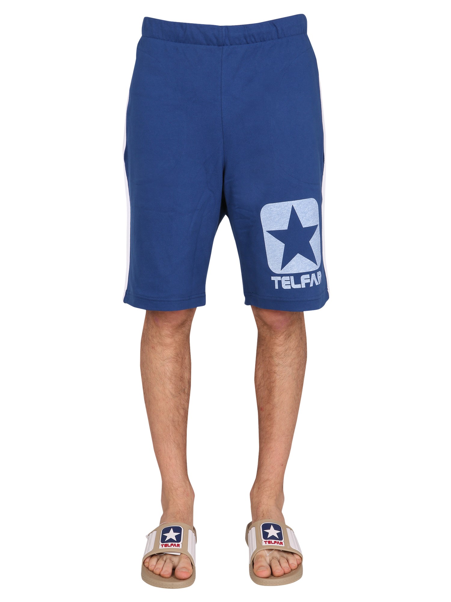 telfar x converse telfar x converse cotton sweat shorts bermuda