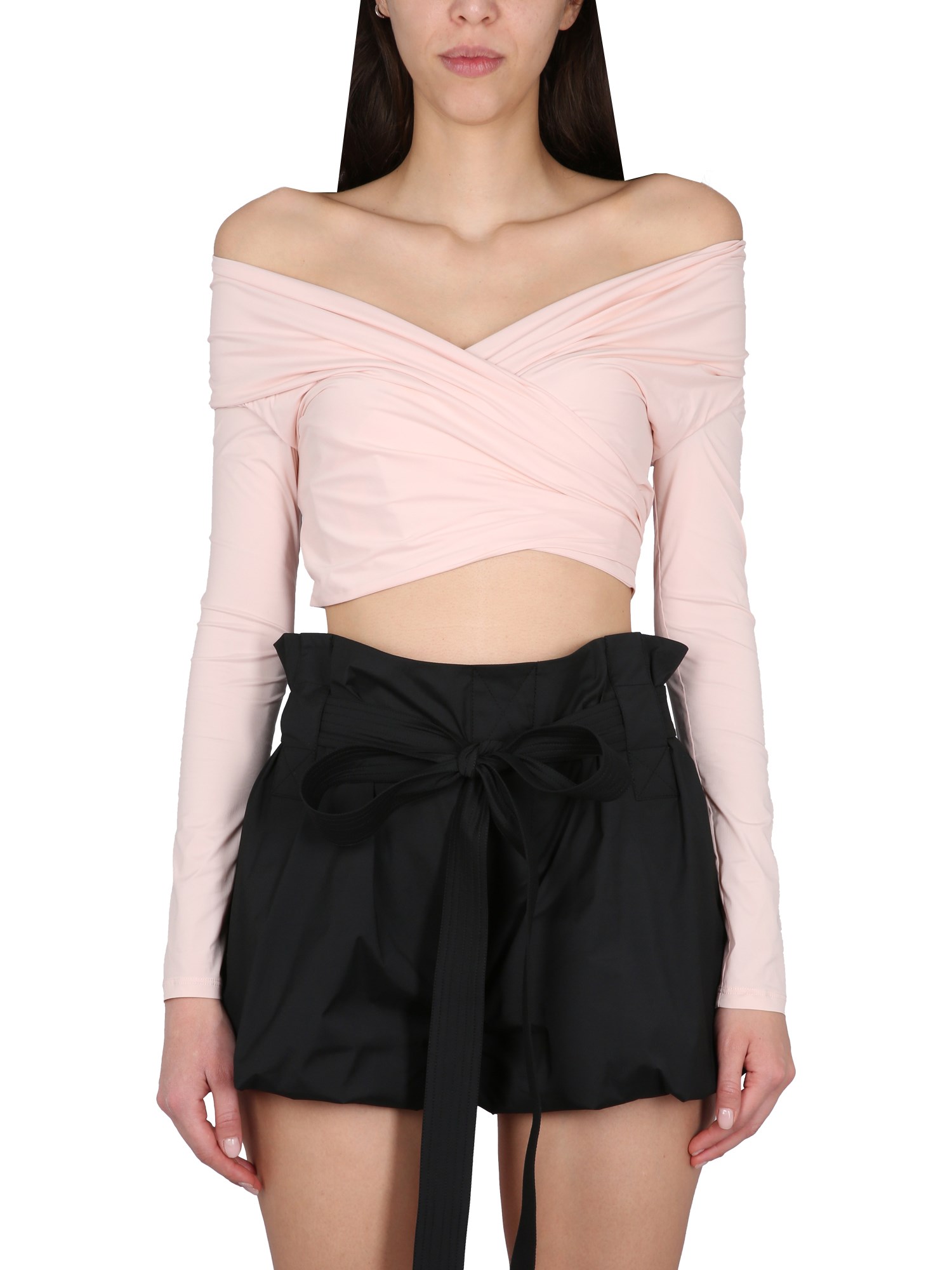 Philosophy Di Lorenzo Serafini philosophy di lorenzo serafini crop shirt