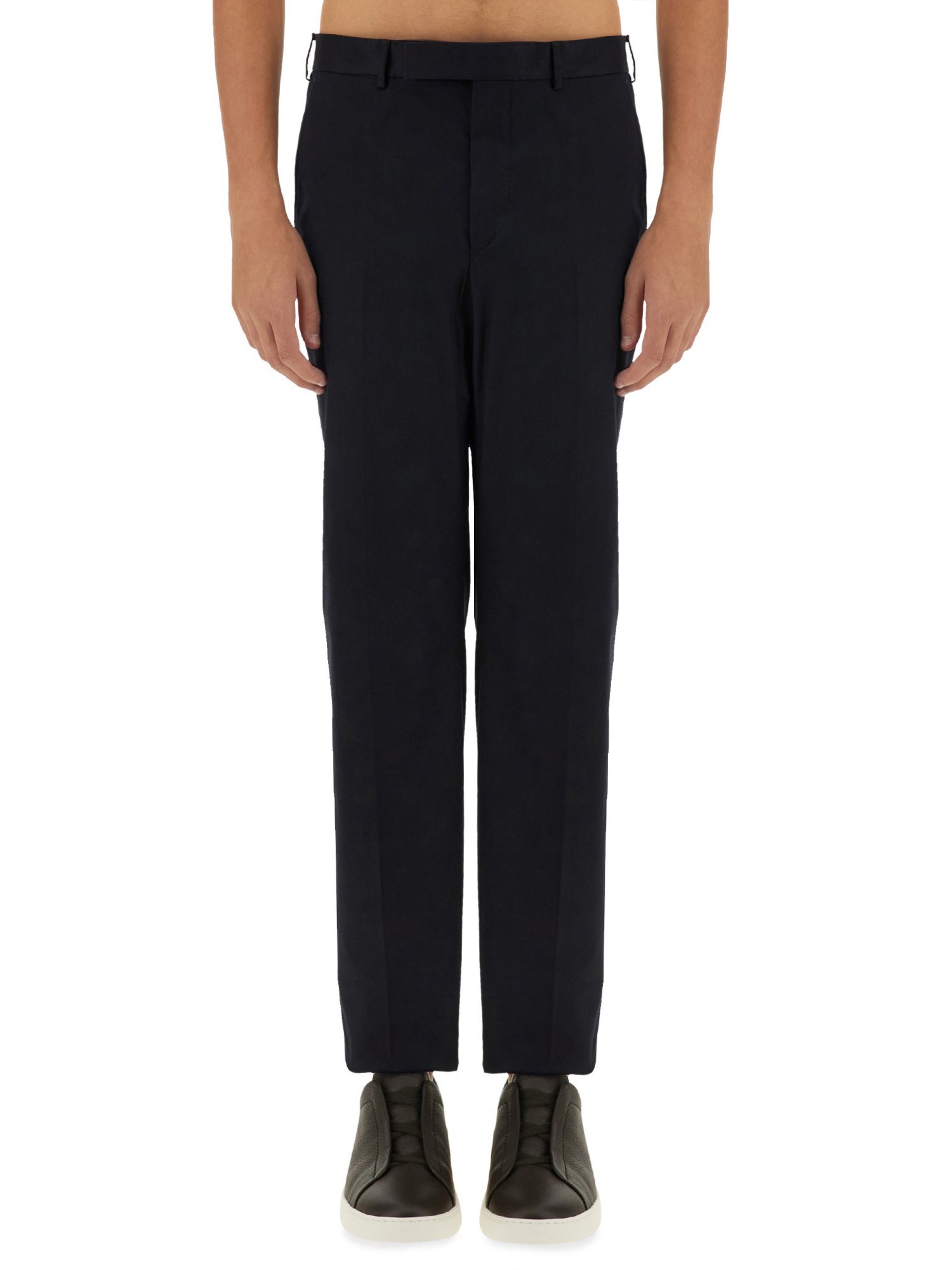 zegna zegna straight leg pants