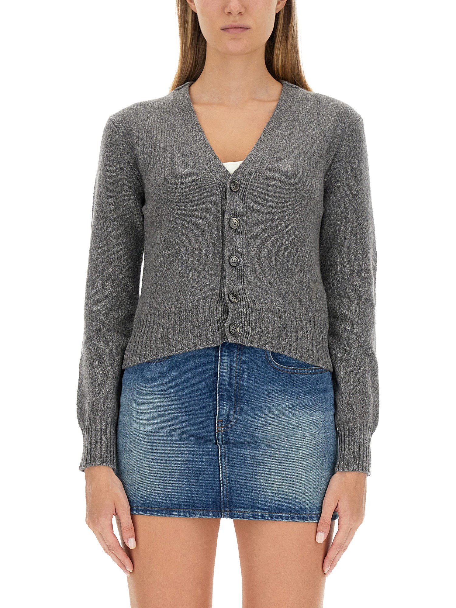 Ami Paris ami paris v-neck cardigan