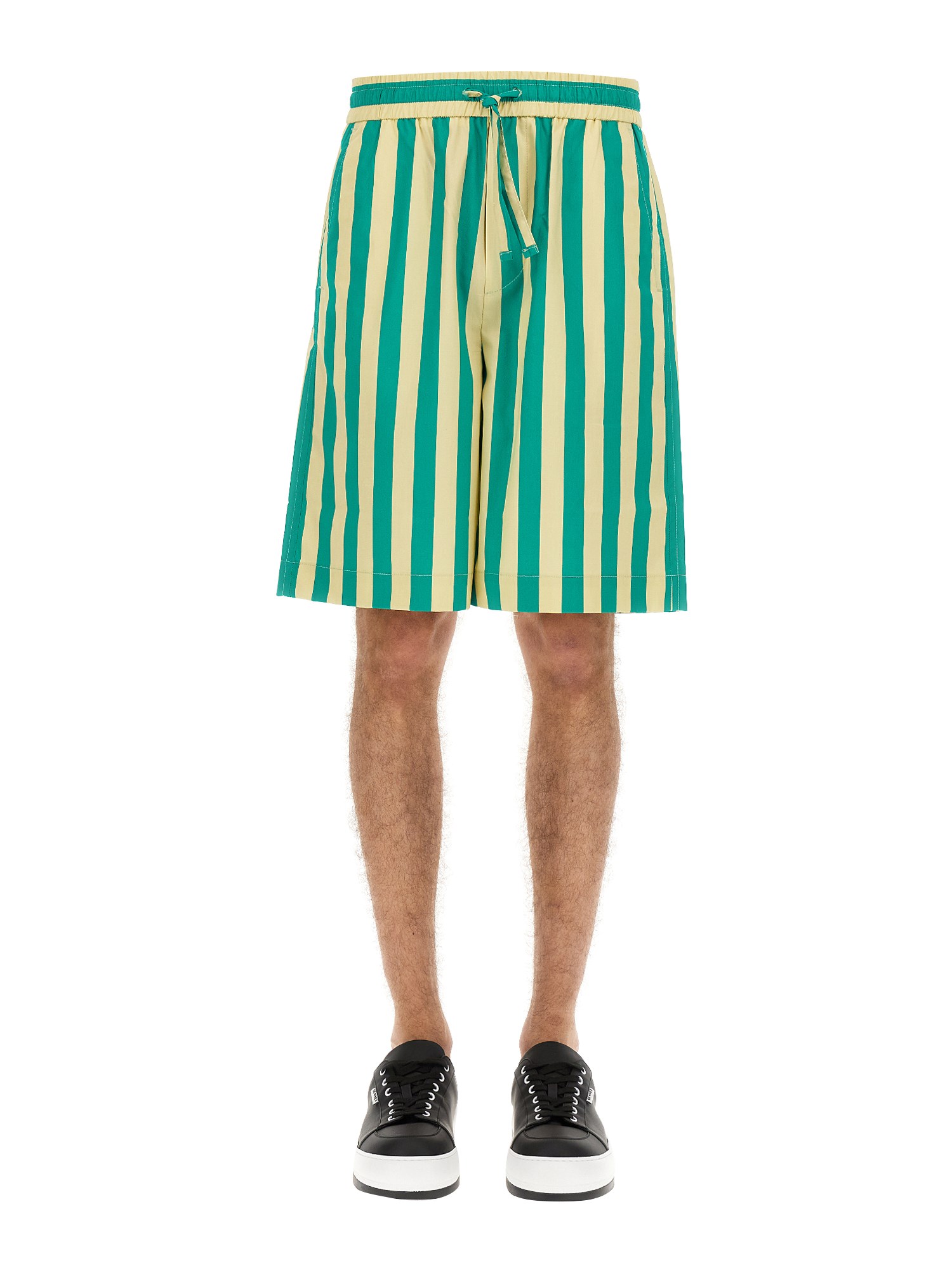 Sunnei sunnei striped pattern bermuda shorts