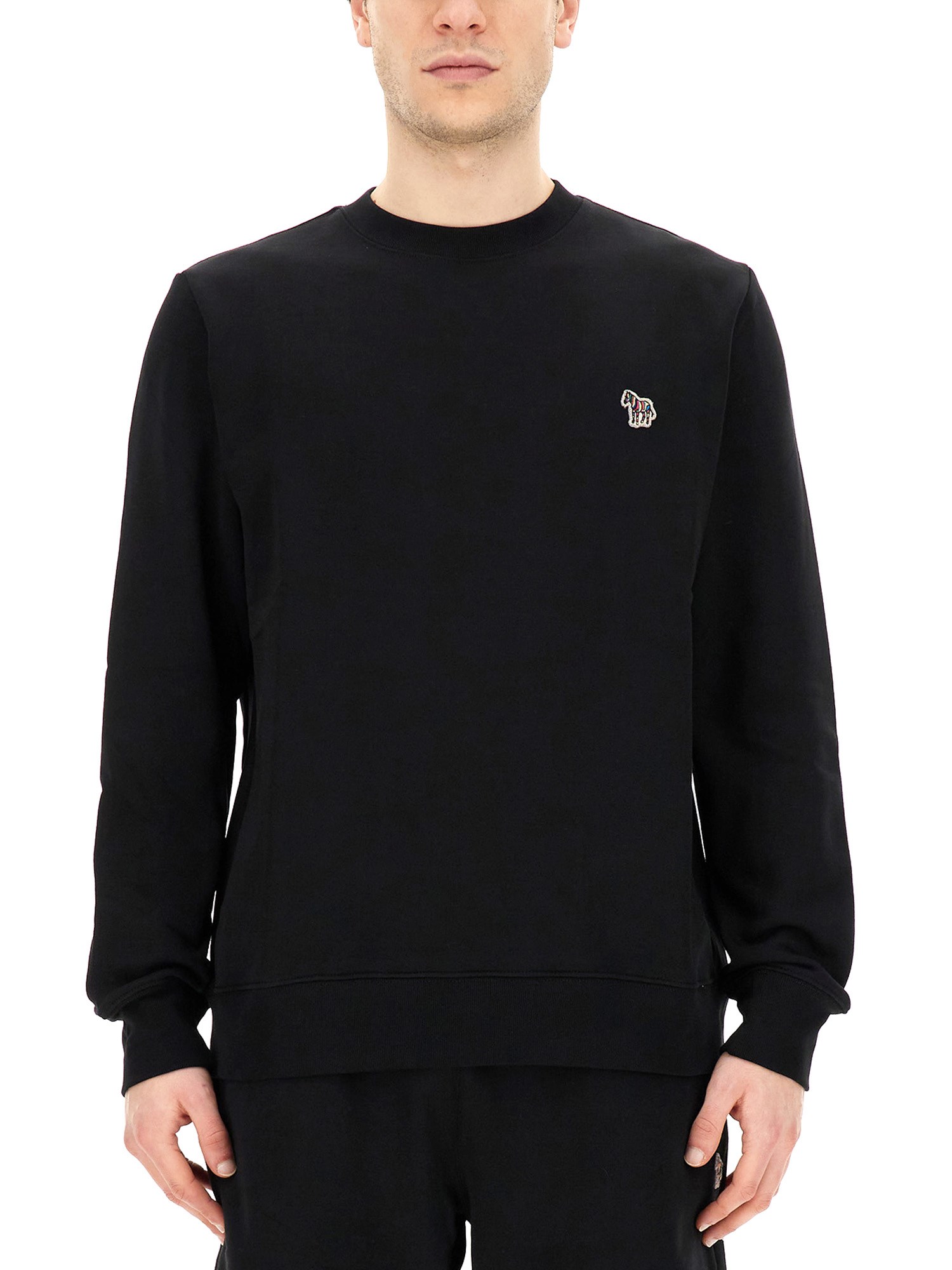  ps by paul smith sweatshirt with zebra embroidery