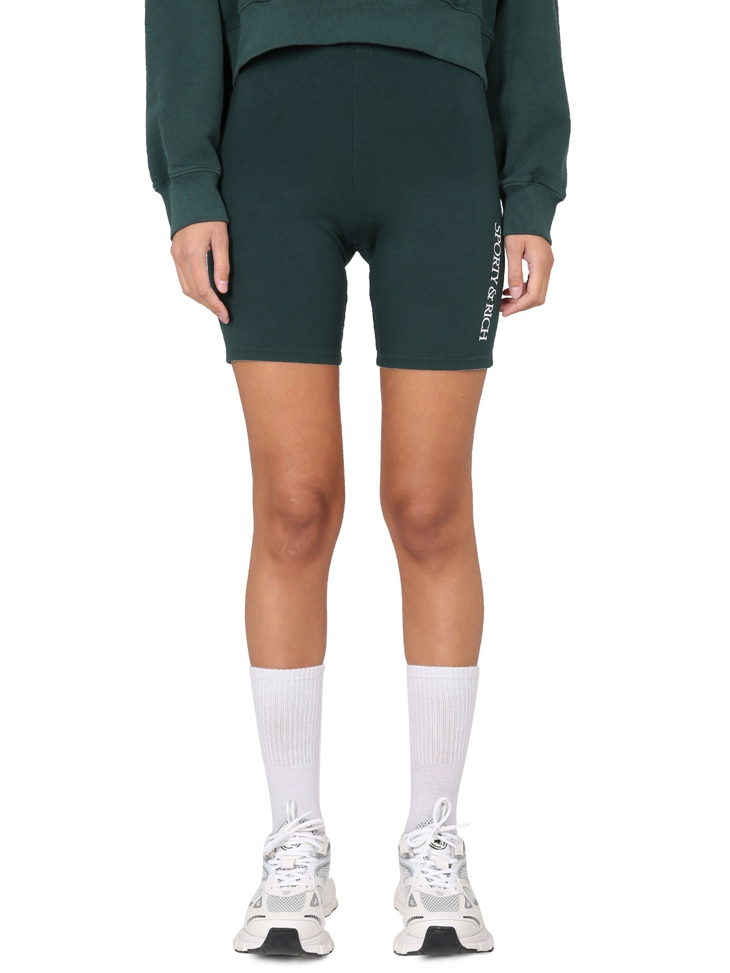 Sporty & Rich sporty & rich shorts with logo