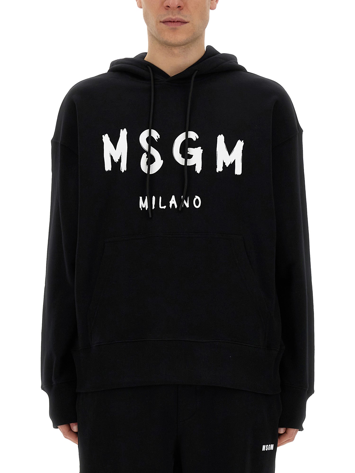 Msgm msgm sweatshirt with brushed logo