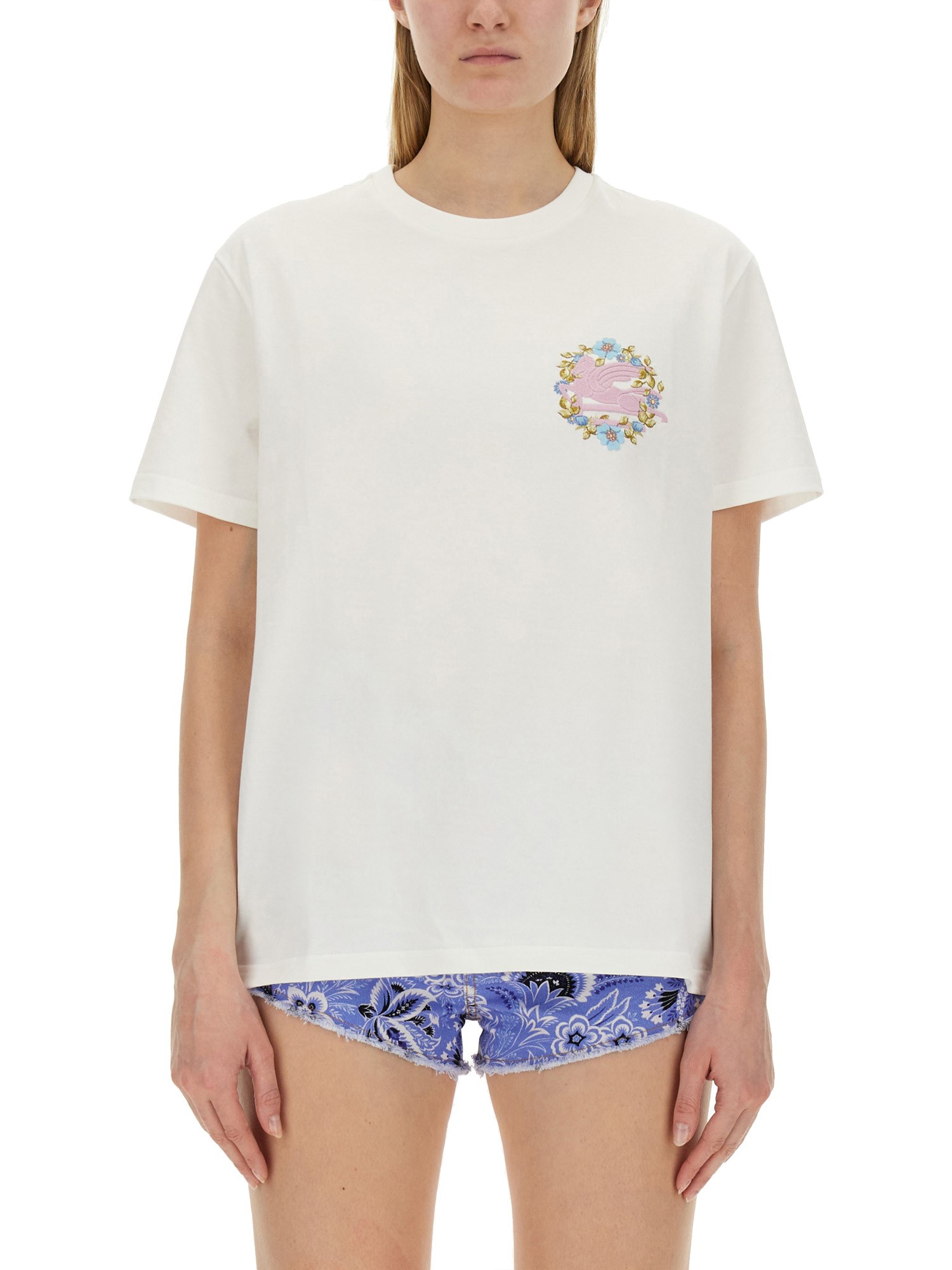 Etro etro t-shirt with logo