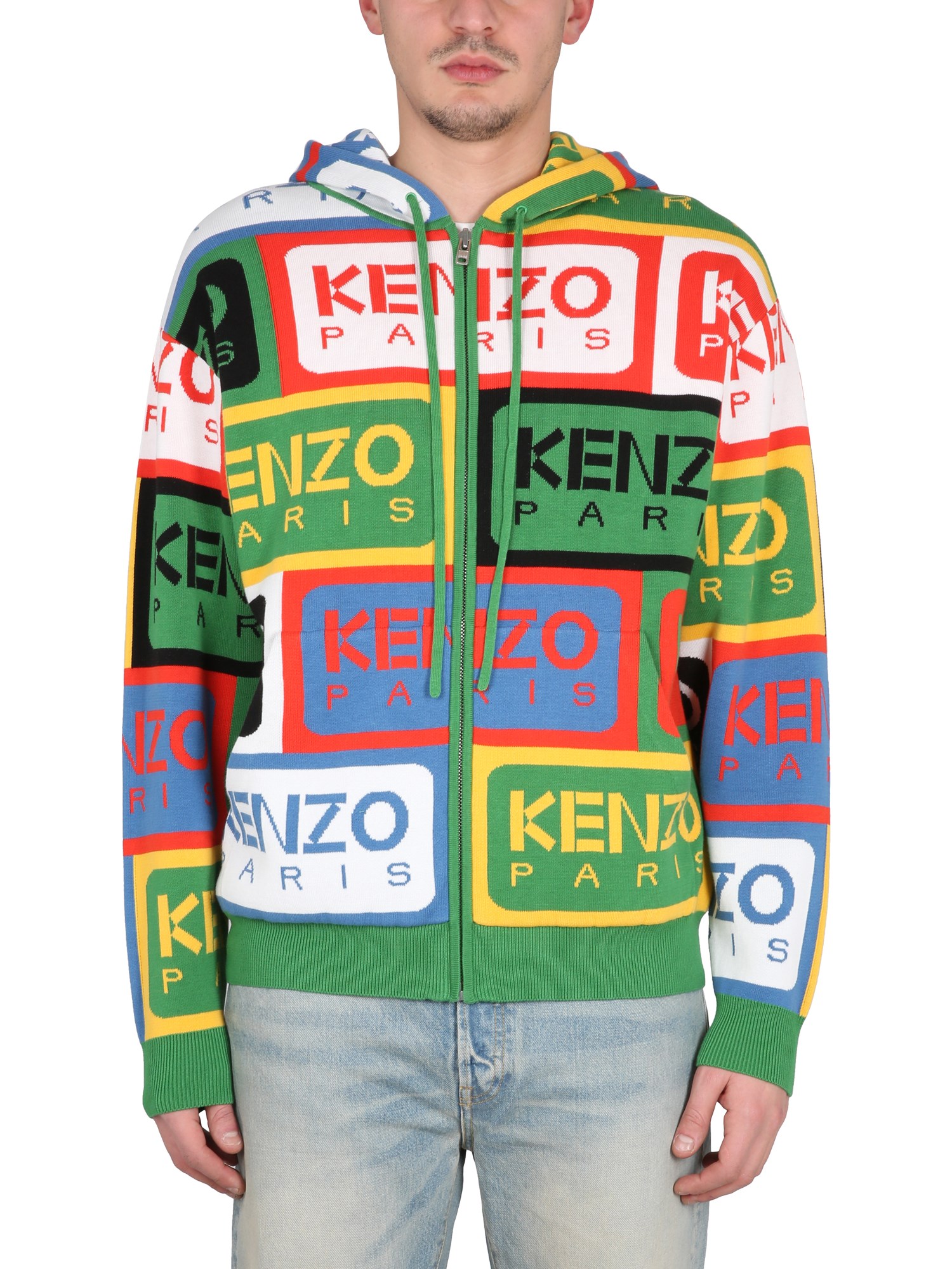 Kenzo kenzo "kenzo label" knit sweatshirt