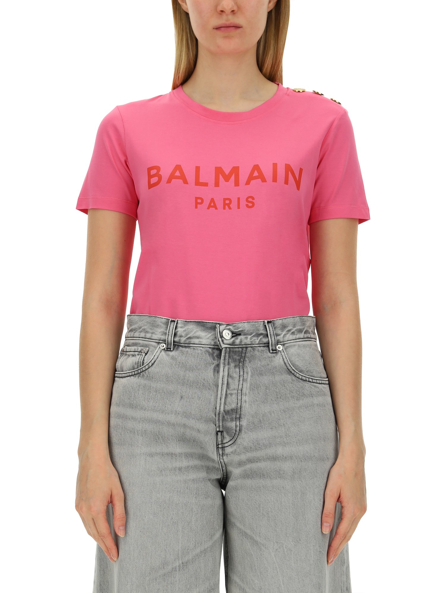 Balmain balmain t-shirt with logo