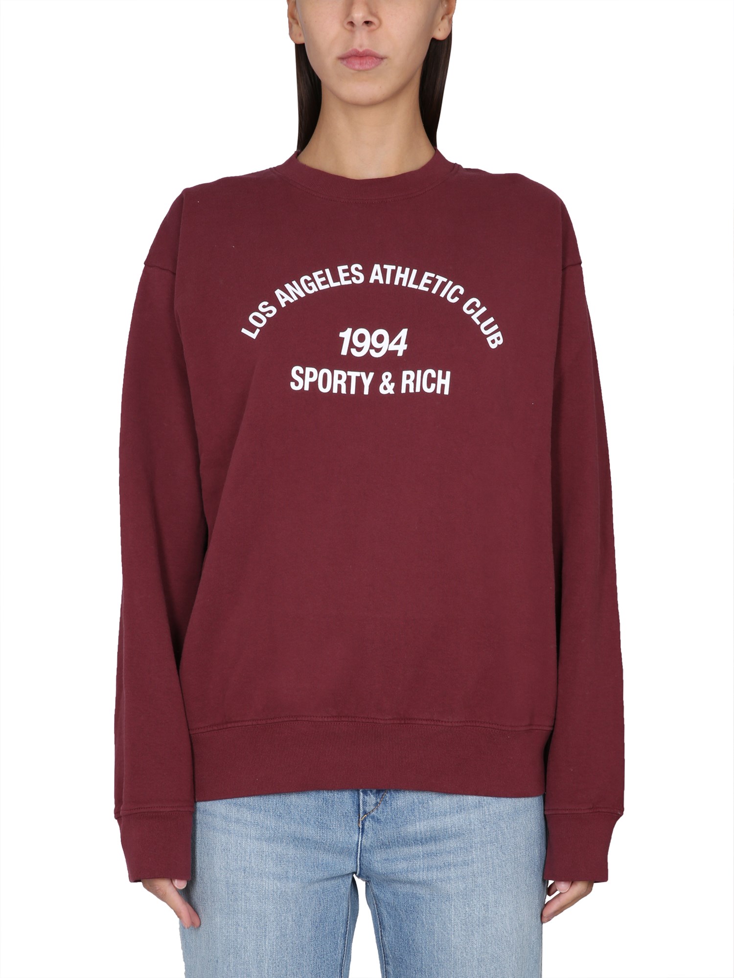 Sporty & Rich sporty & rich sweatshirt with logo