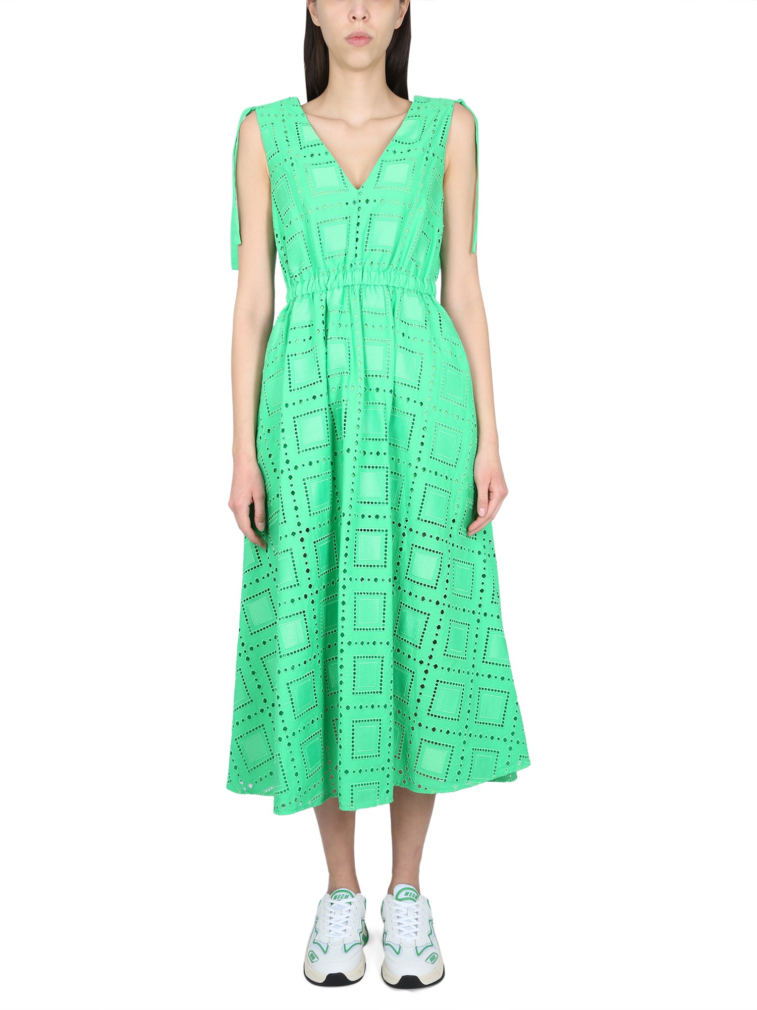 Msgm msgm cotton blend dress