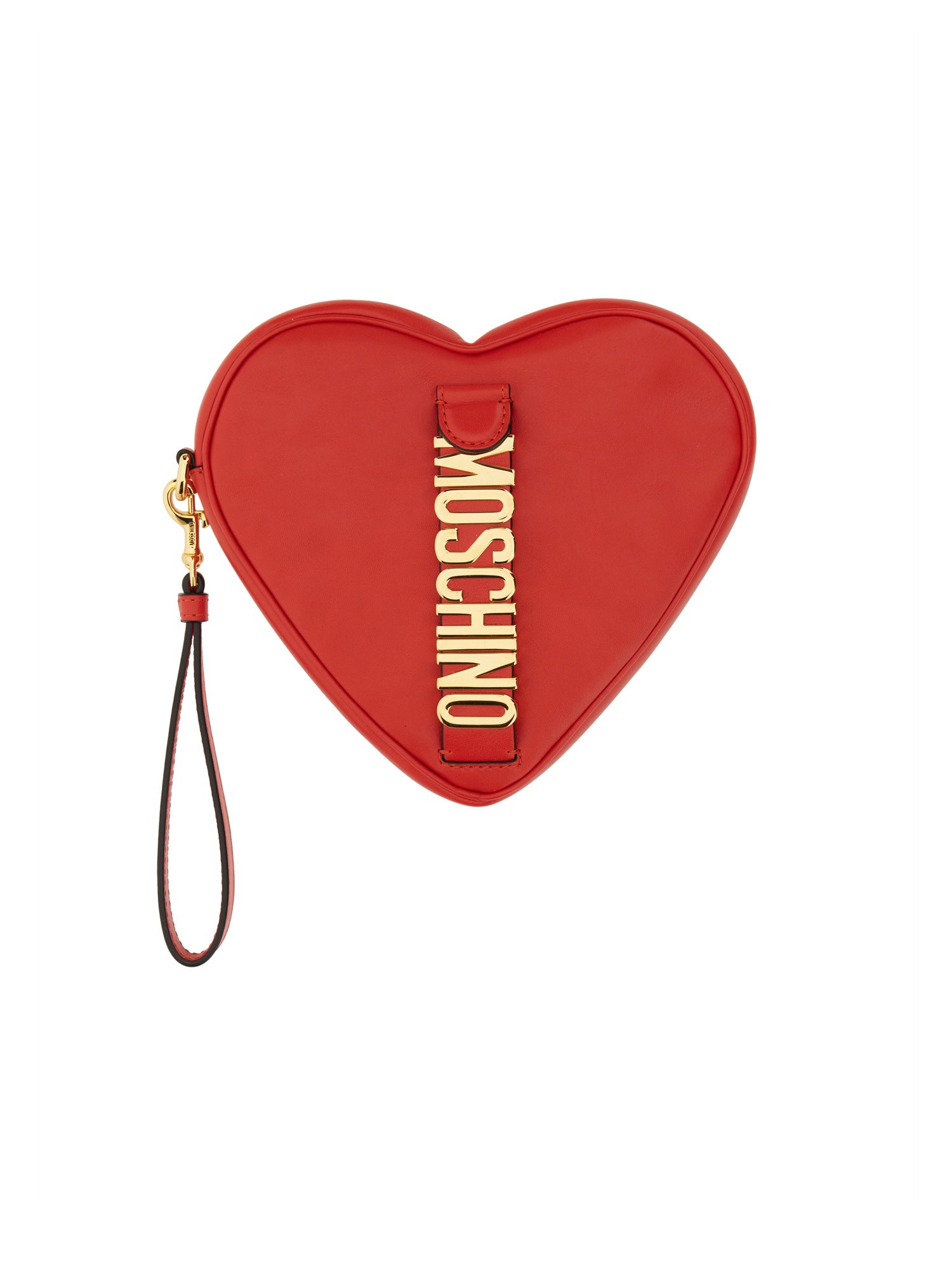 Moschino moschino heart clutch bag