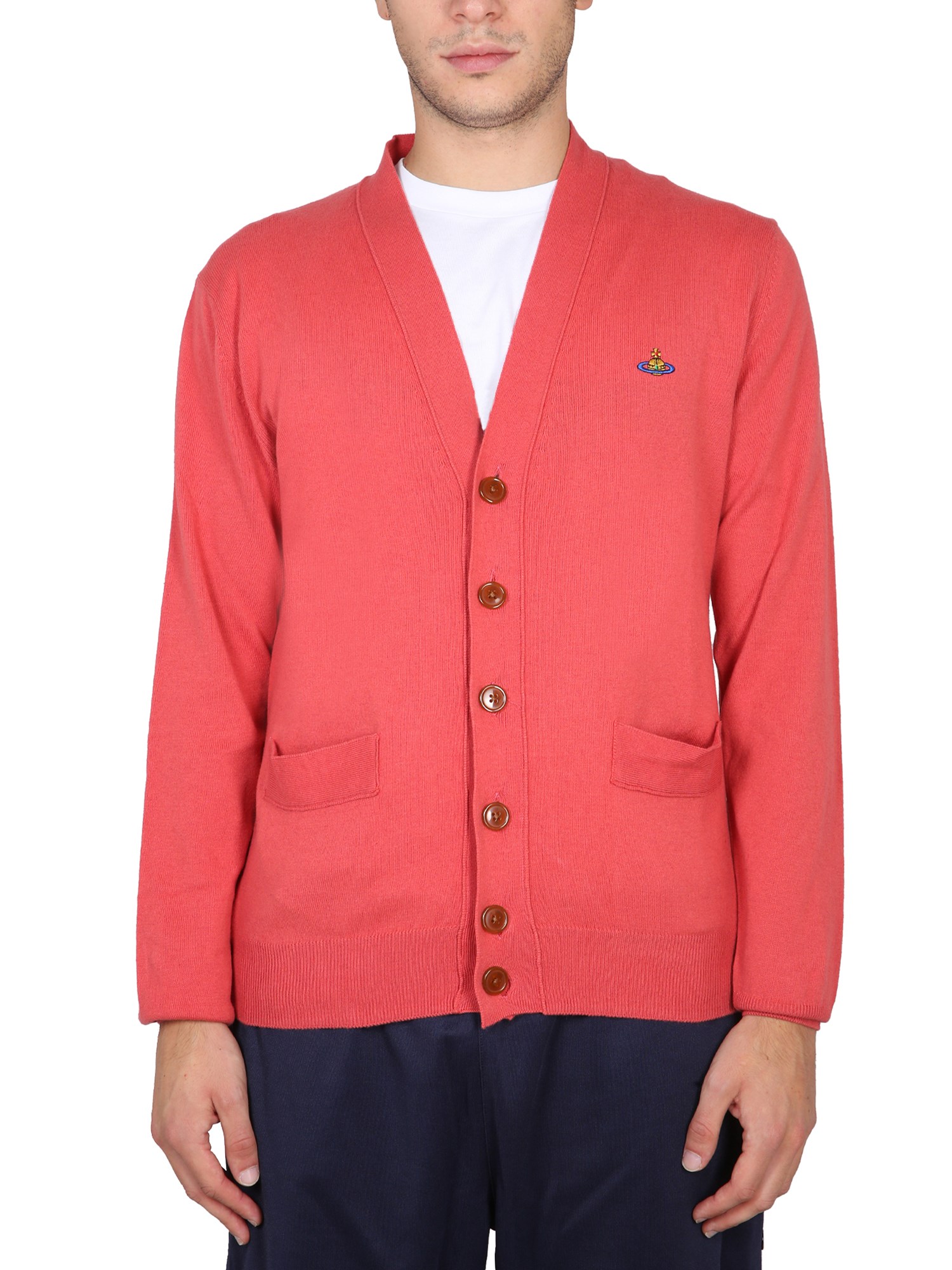 Vivienne Westwood vivienne westwood cardigan with orb embroidery