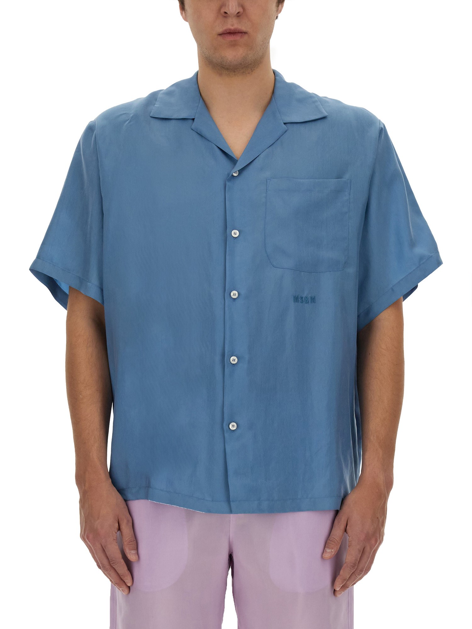 Msgm msgm cupro shirt