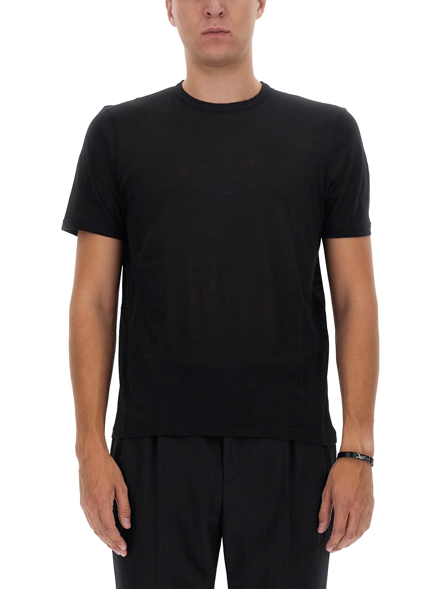 Saint Laurent saint laurent t-shirt with logo