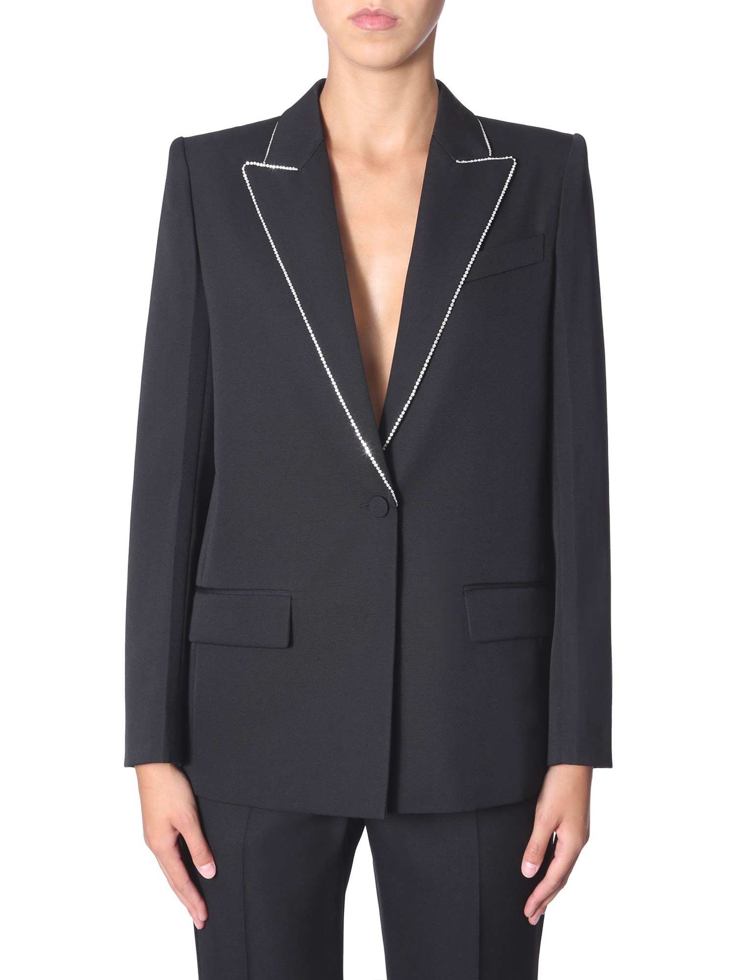 Givenchy givenchy wool blazer with strass